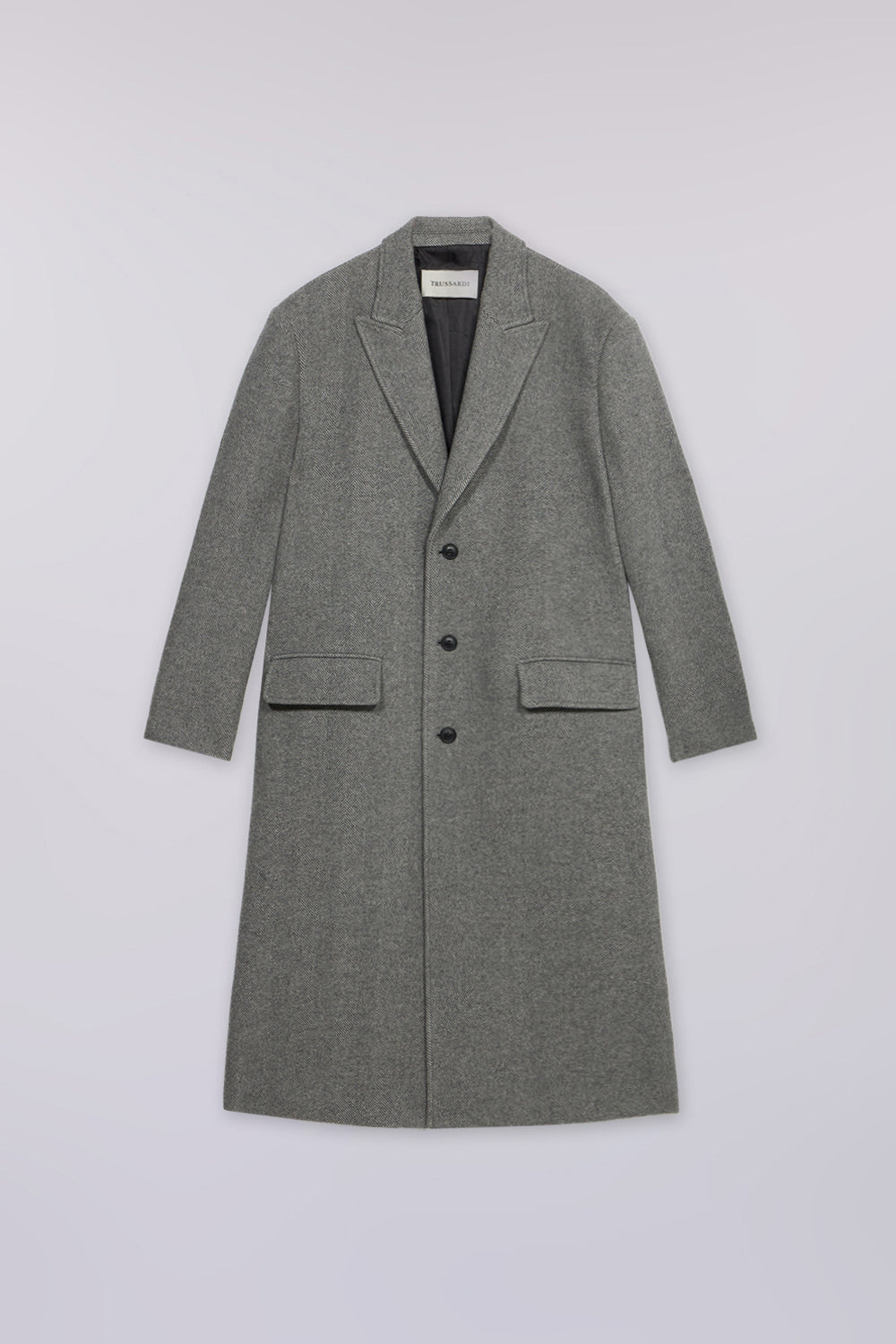 Cappotto spigato in misto lana 6|26e0f66b0053bc279b63d4bb677b9f13b797669d730c93b36d4b7ab4ae3c0d8a