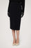 Cady fabric midi pencil skirt