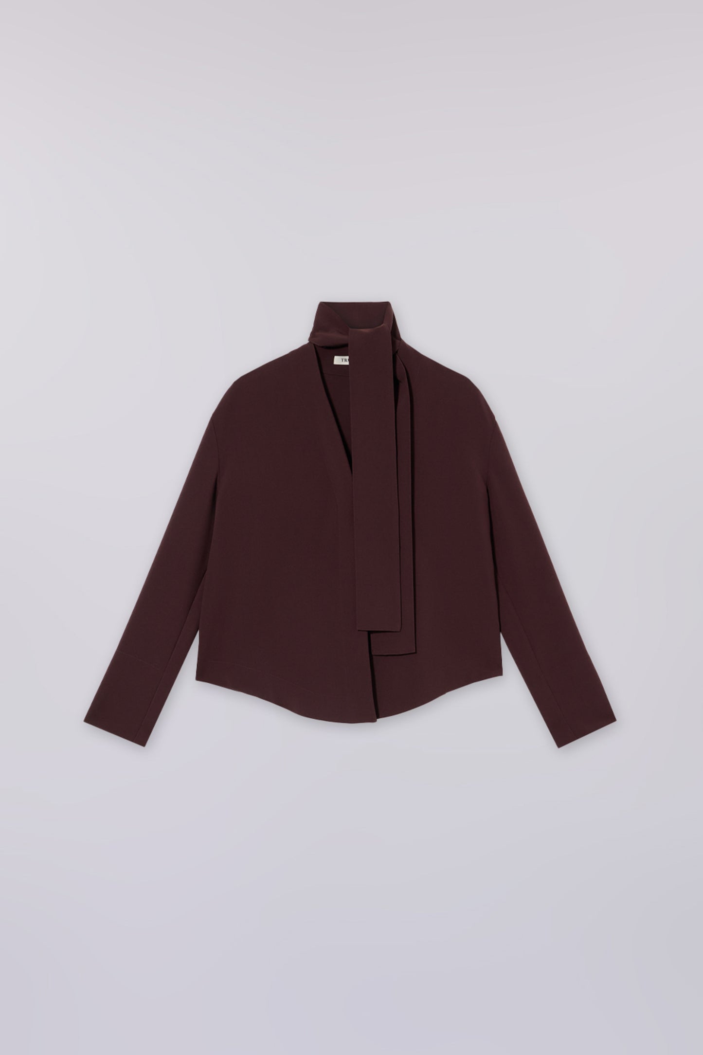 Giacca camicia relaxed fit con sciarpa 5|d8dc93455154b43fd484a0217e4daa295b783495f90d7641f2ca35a35c9d6ac9