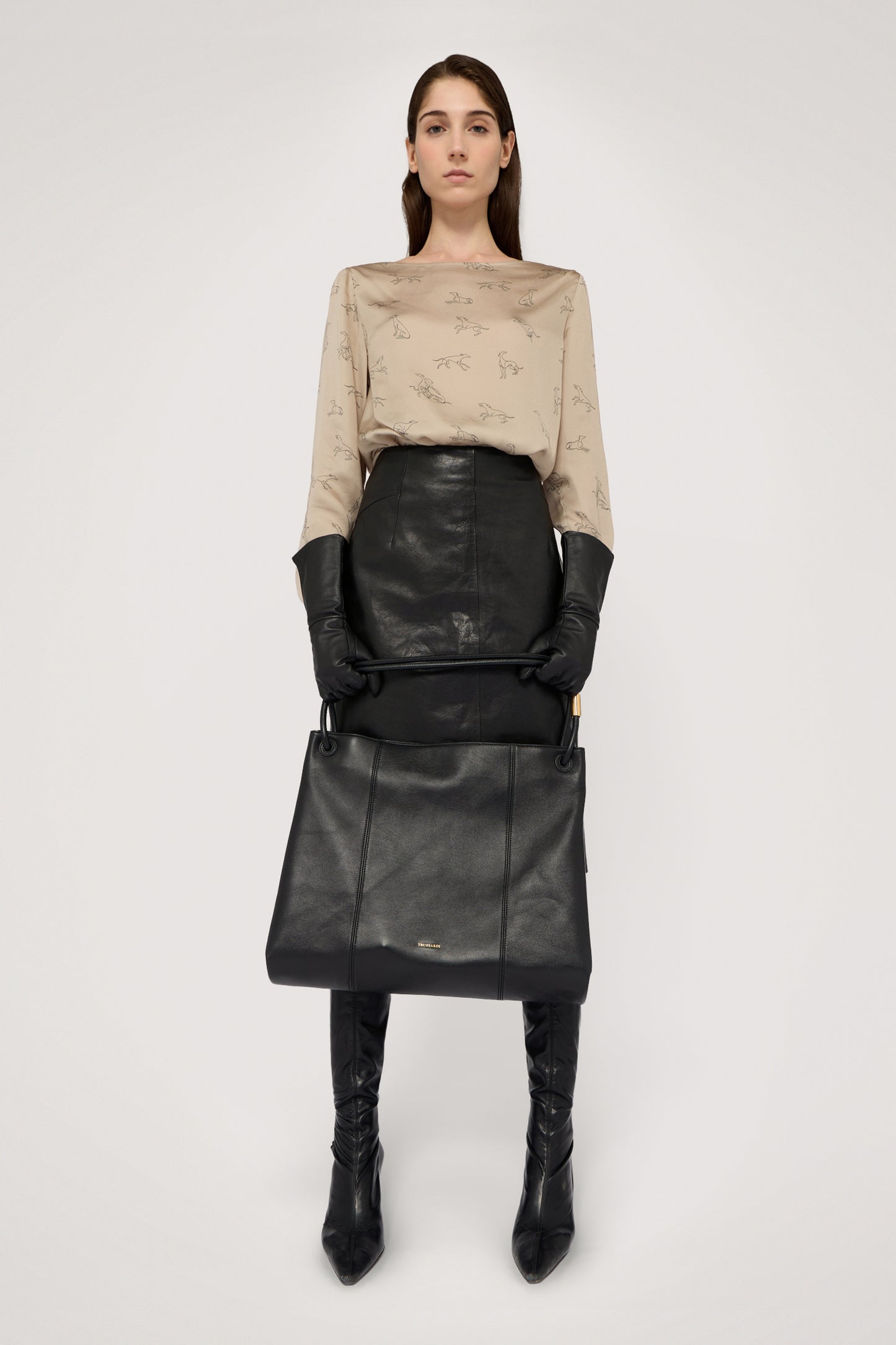 Blusa con stampa allover Gentle Society 4|9e65c3ef1554f018b430151df921163014b9759382ac948c8772082cd43af712