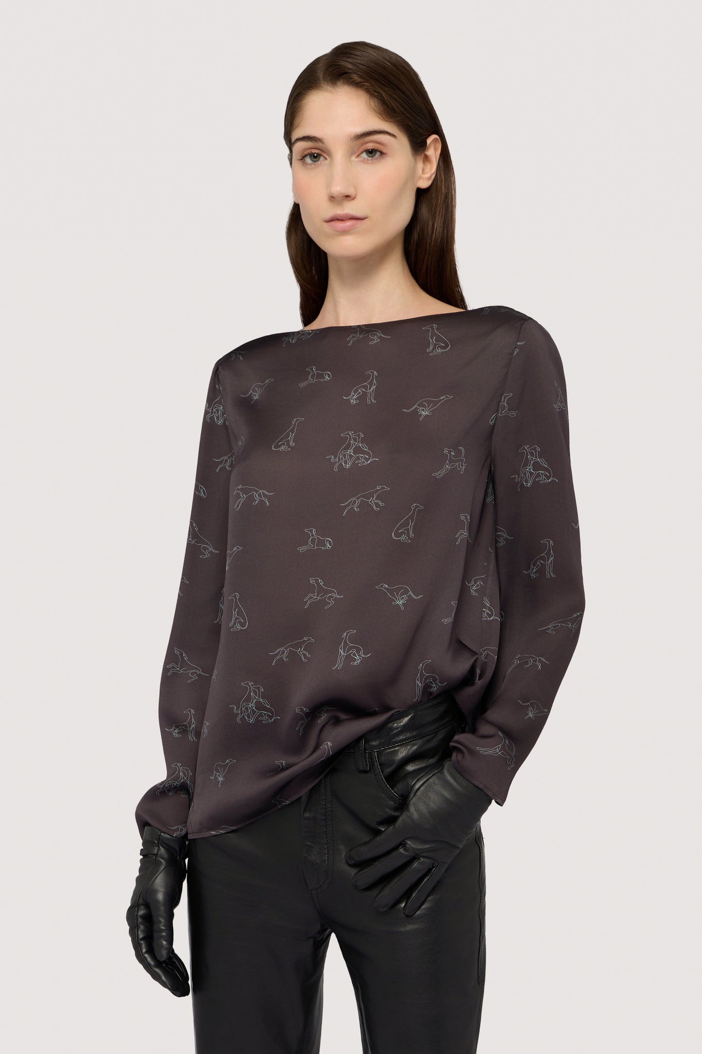 Blusa con stampa allover Gentle Society 2|a288788ff177acfc9cd9371d2561087ff793da0179d290b350938d5fe088eb35