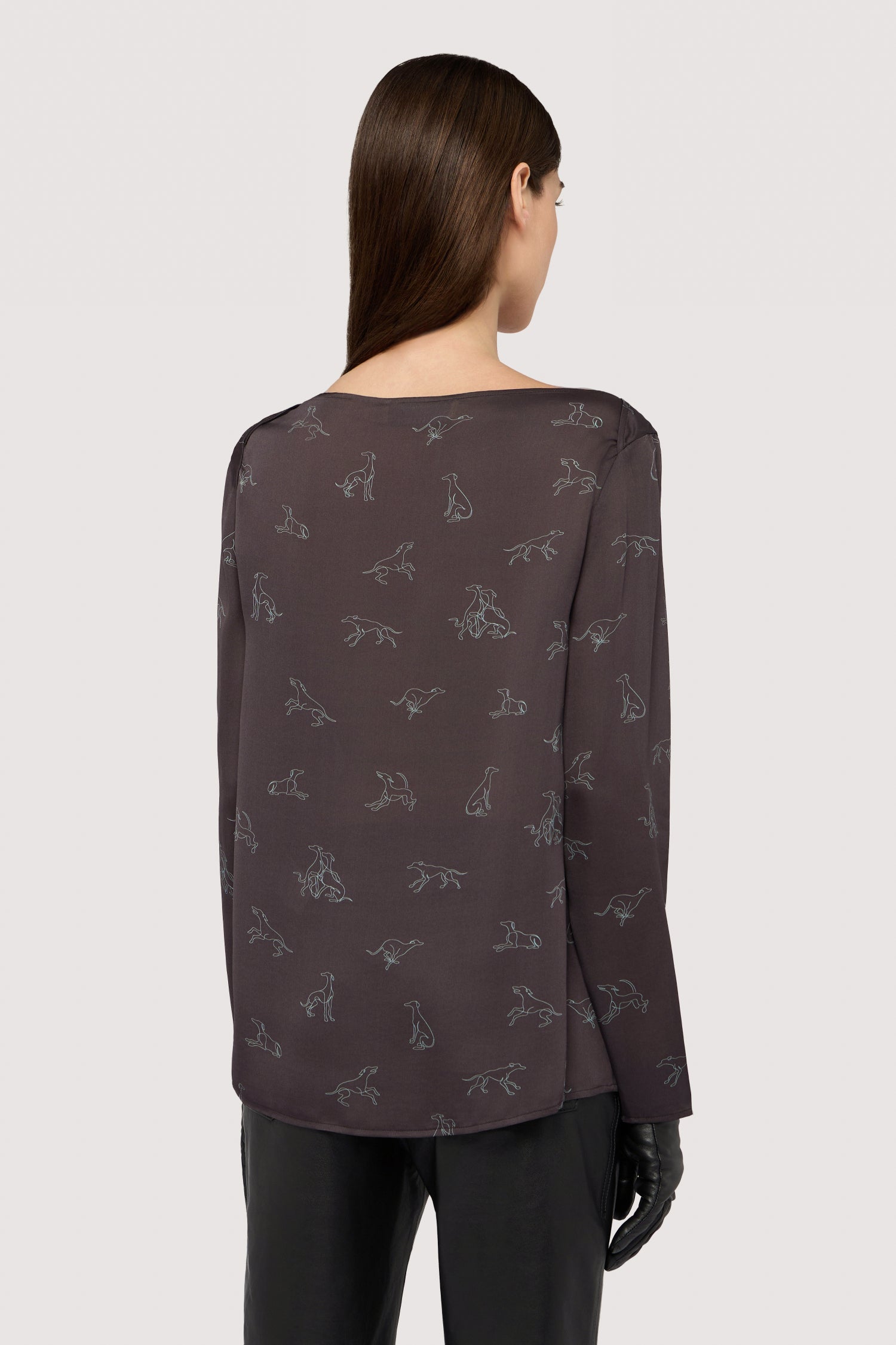 Blusa con stampa allover Gentle Society 2|d89ab8e38a7a94007eb4ada6f860ef61365f42980eab2804352f86d9c28bd7ab