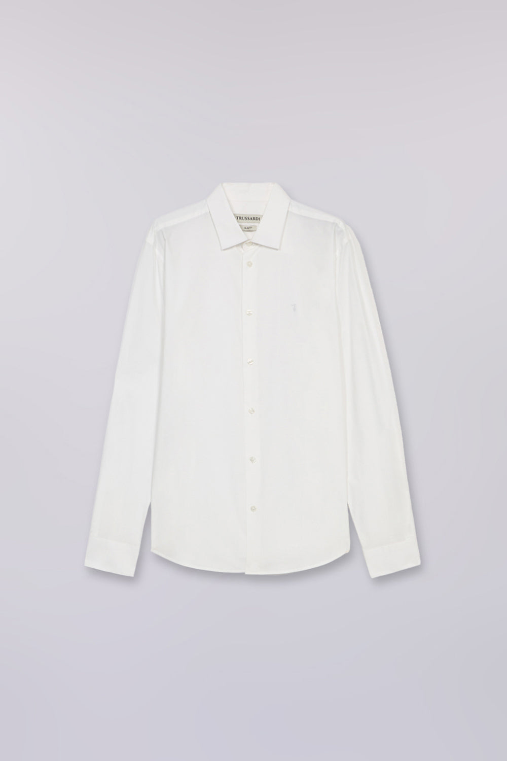 Camicia slim fit in popeline 5|f6f20cbfdd5e5b9ea788655e9a91a23f6bf276b3a8ff30b144cab1b02580bda2