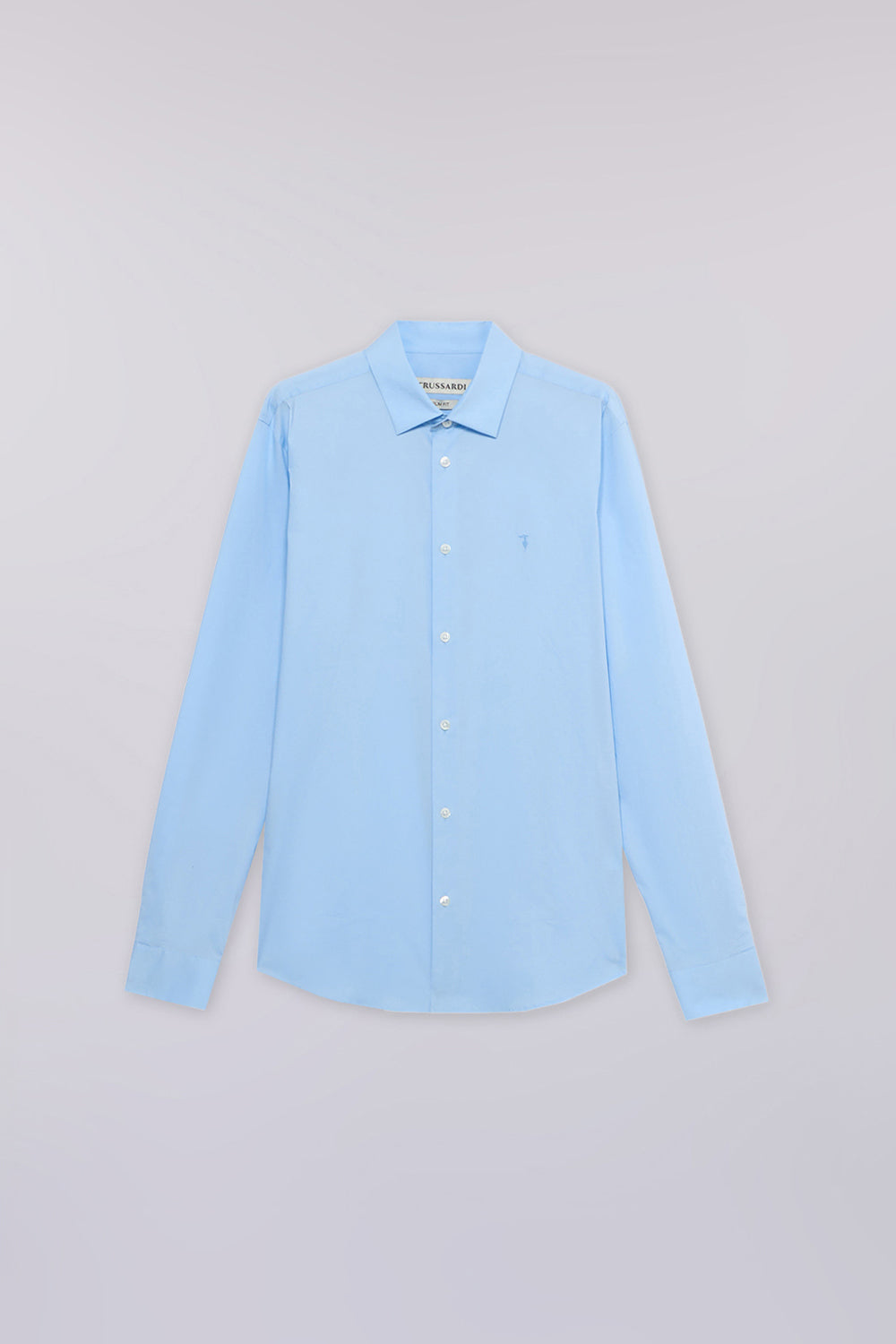 Camicia slim fit in popeline 5|a9394bd444b9d8707dd5a941349191c5883a0046bfc9e9fc636206bdbd6ad1d5