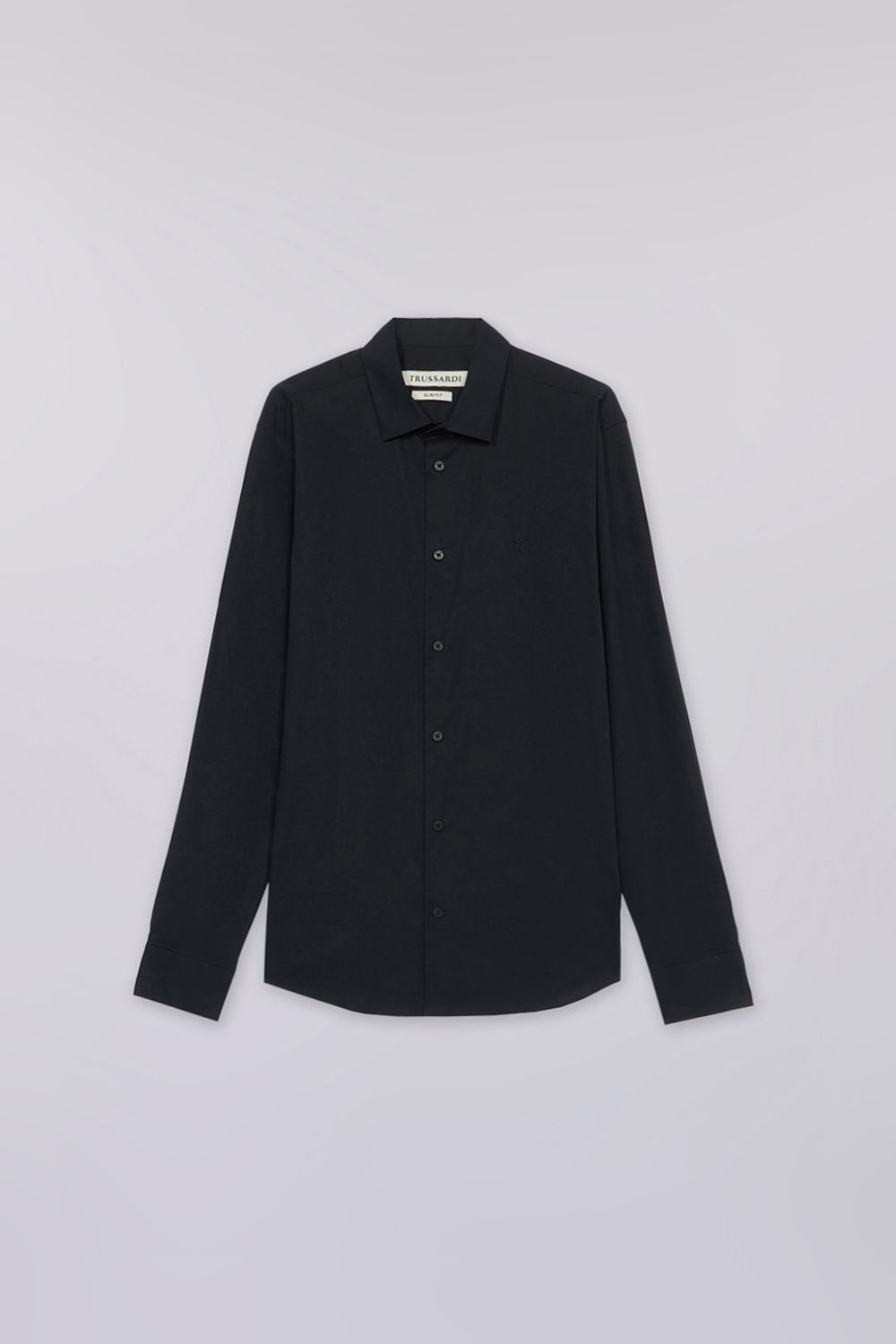 Camicia slim fit in popeline 5|e519238866f3390b135e613ef194e6bffa473cf11c9d58dac7194957418f67bf