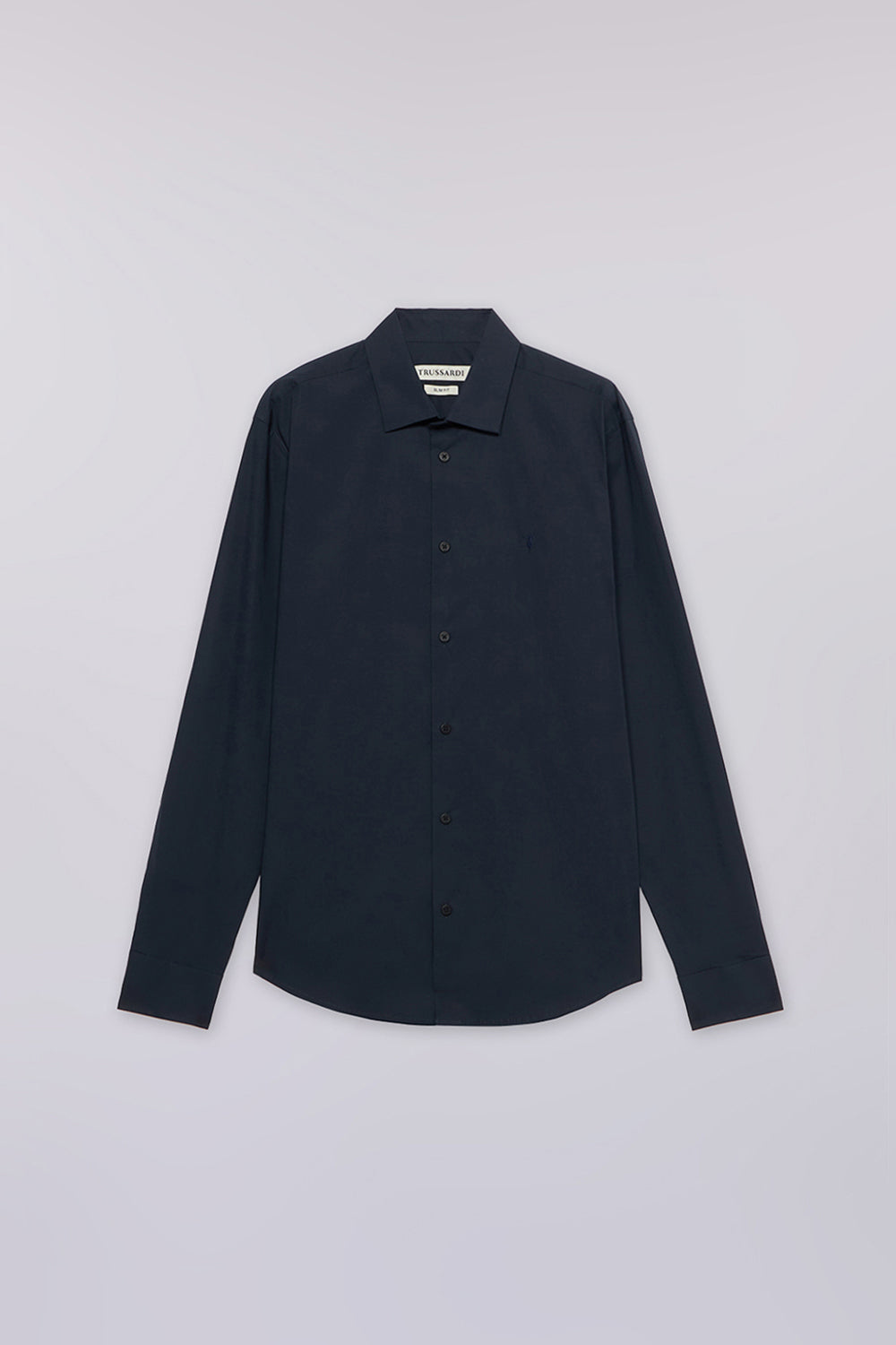 Camicia slim fit in popeline 1|7502f23a61e700b5771dbc0ccb62b426f7f96486668d5869d96646be6ac58fee