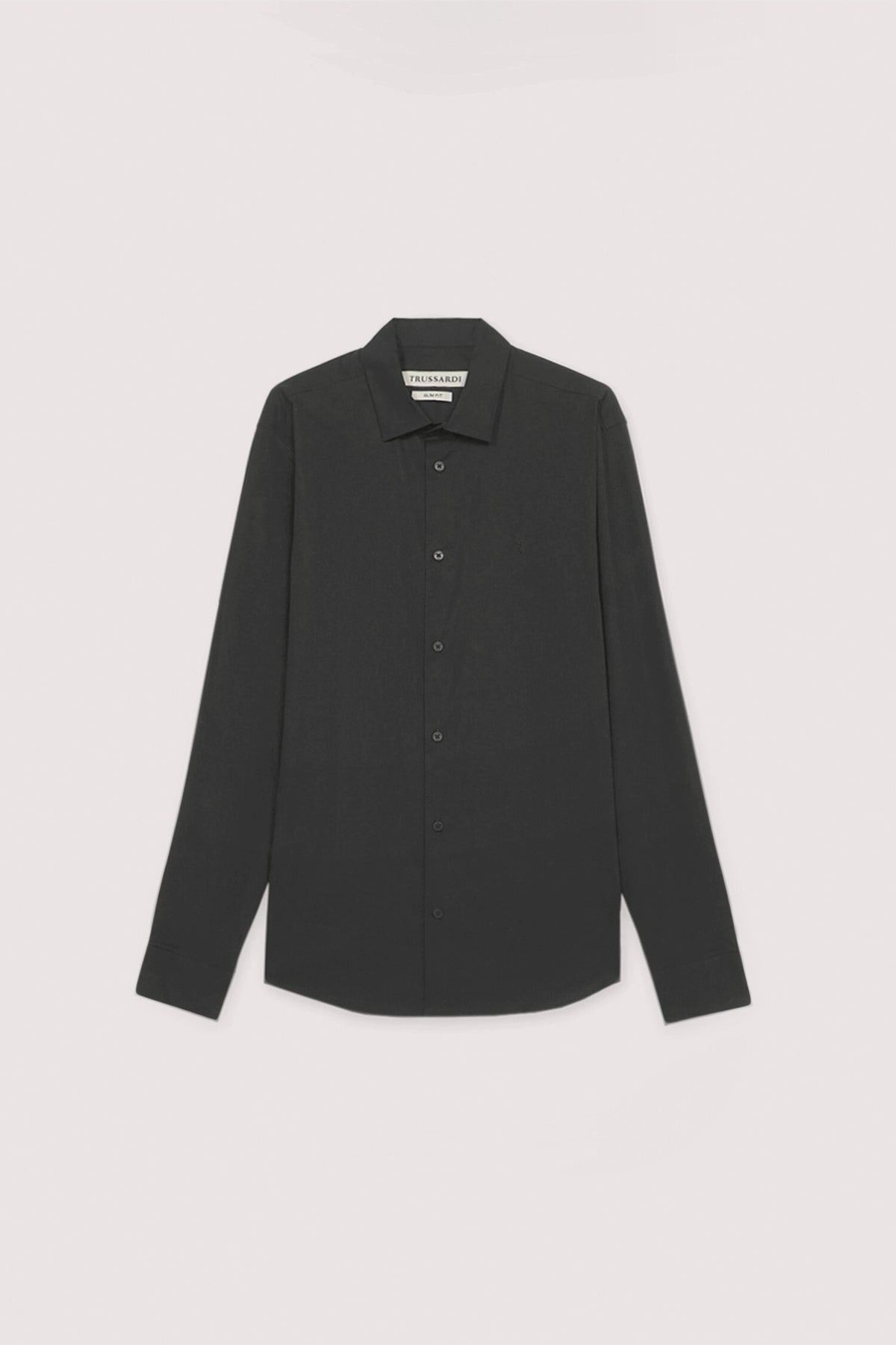 Camicia slim fit in popeline di cotone elasticizzato 5|77a4a70c2181ec74fe539aa4a459b57b3fe77ce188b0d361d5befe1df0141588