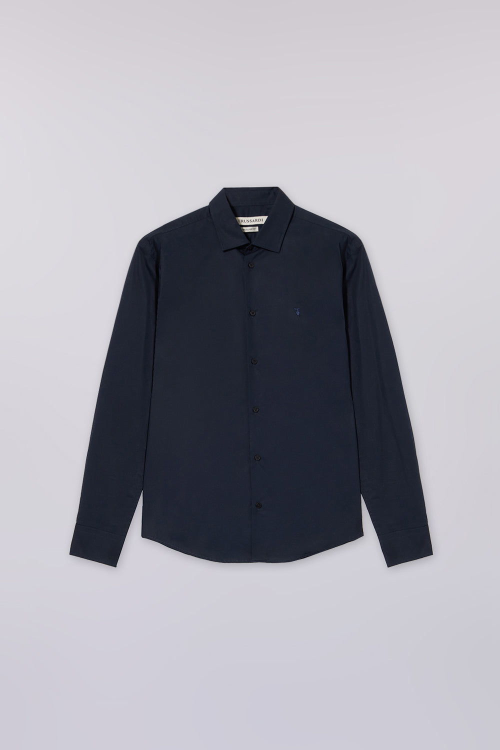 Camicia regular fit in popeline 5|7c066e3ee63b0beb9a703ce8c1886ec860264e8583b8eedc649f43a6f67676b8