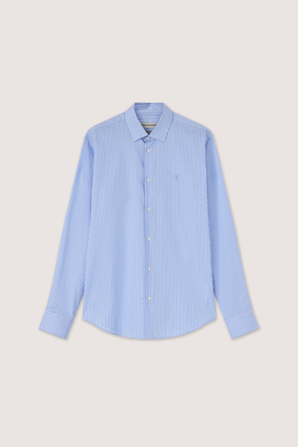 Camicia regular fit in popeline a righe 5|4ea8833d5f2389db3382899e95dade75b3f9fa7fd22375c38d4fca15df7163c3