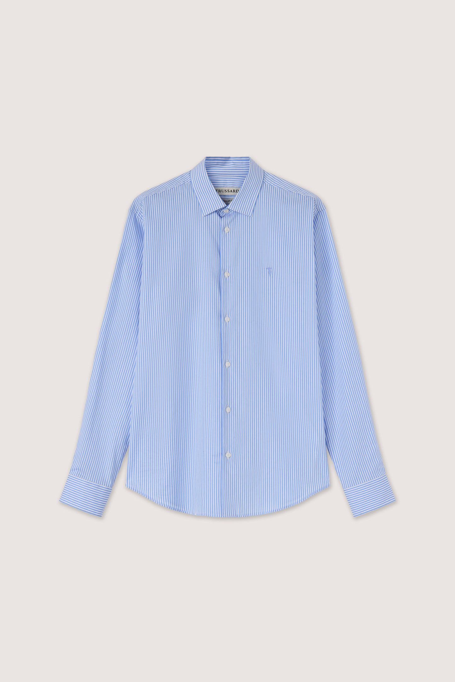 Camicia regular fit in popeline a righe 5|4ea8833d5f2389db3382899e95dade75b3f9fa7fd22375c38d4fca15df7163c3