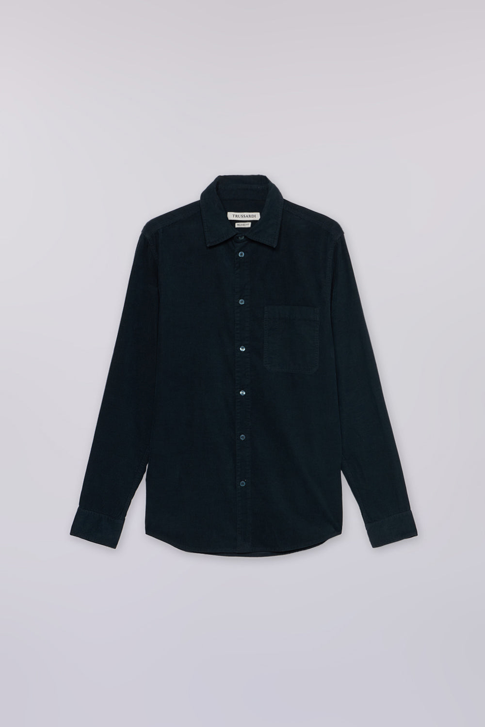 Camicia regular fit in velluto corduroy 5|14711cc21fb0e3fda284224f303acd3fdaa0ebdd78883c18680e7e5a535a83cc