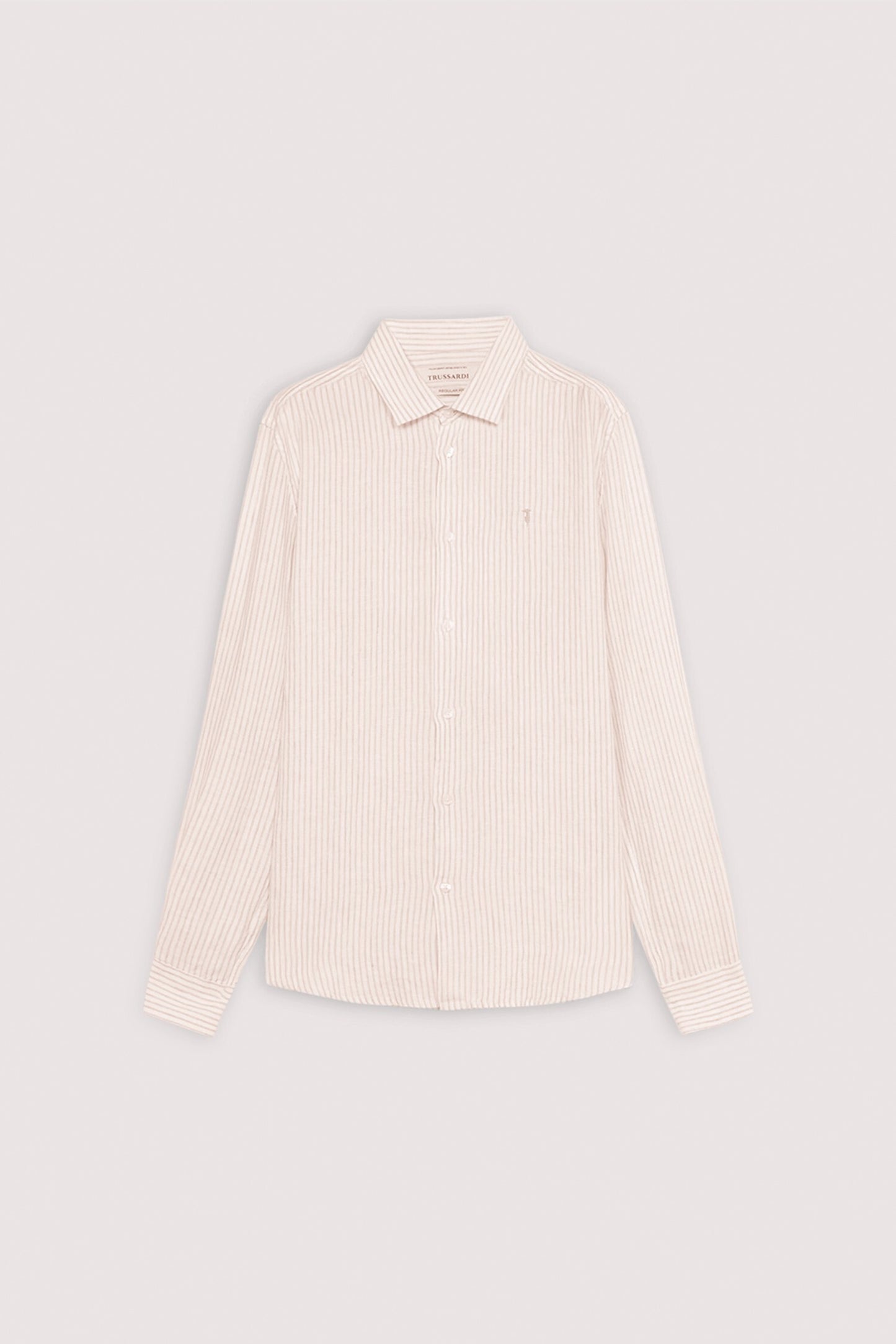 Camicia regular fit in lino a righe 5|7046500b2de19b70cd7cc4e211a86ad059acfe94abf58cf670e9a92e8e36f978