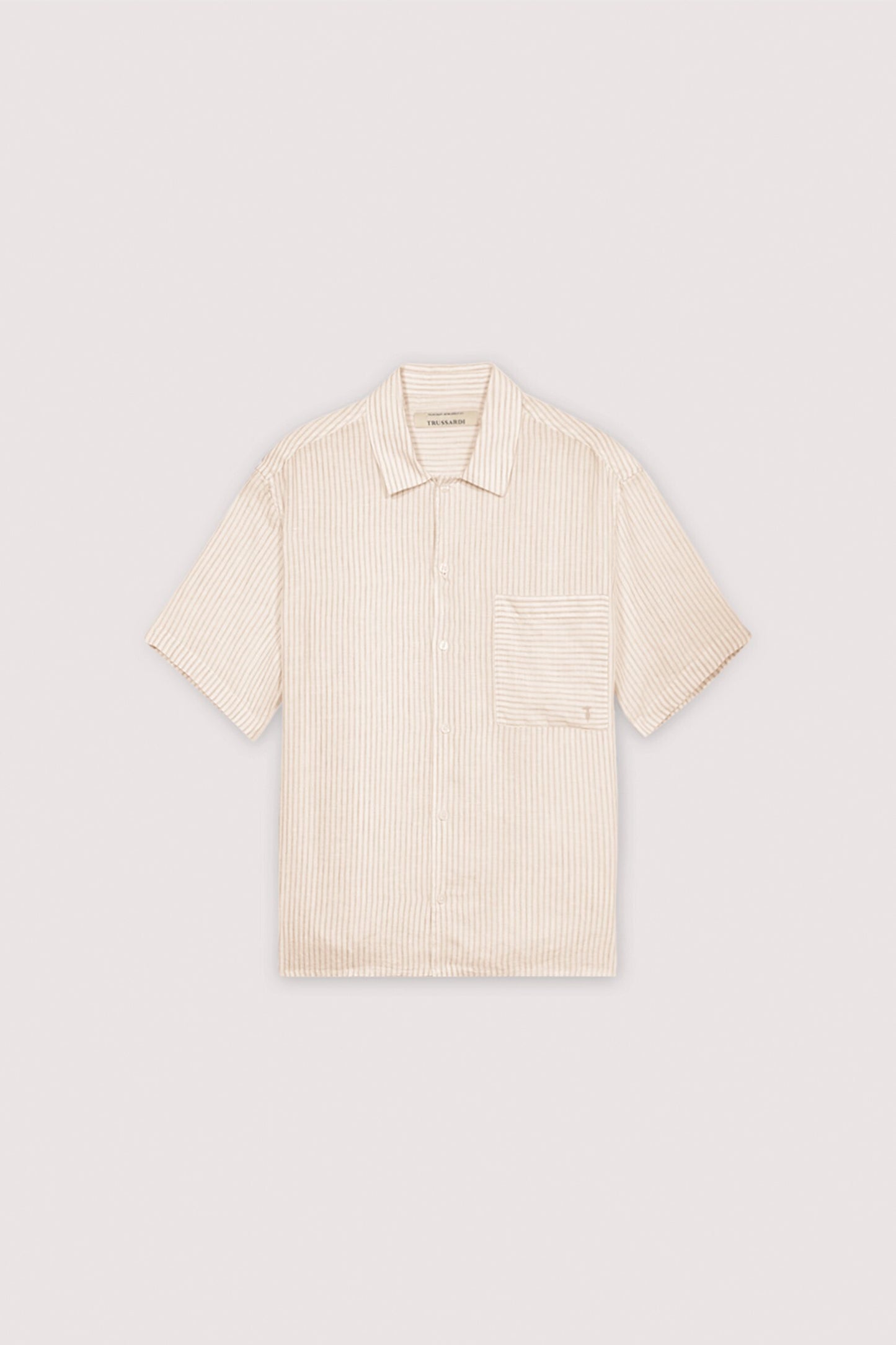 Camicia bowling in lino a righe 5|a20ad1ee6913af3fe3ca9834eb678eb2e96973b173a0f84ea8ab92b093bdfb15