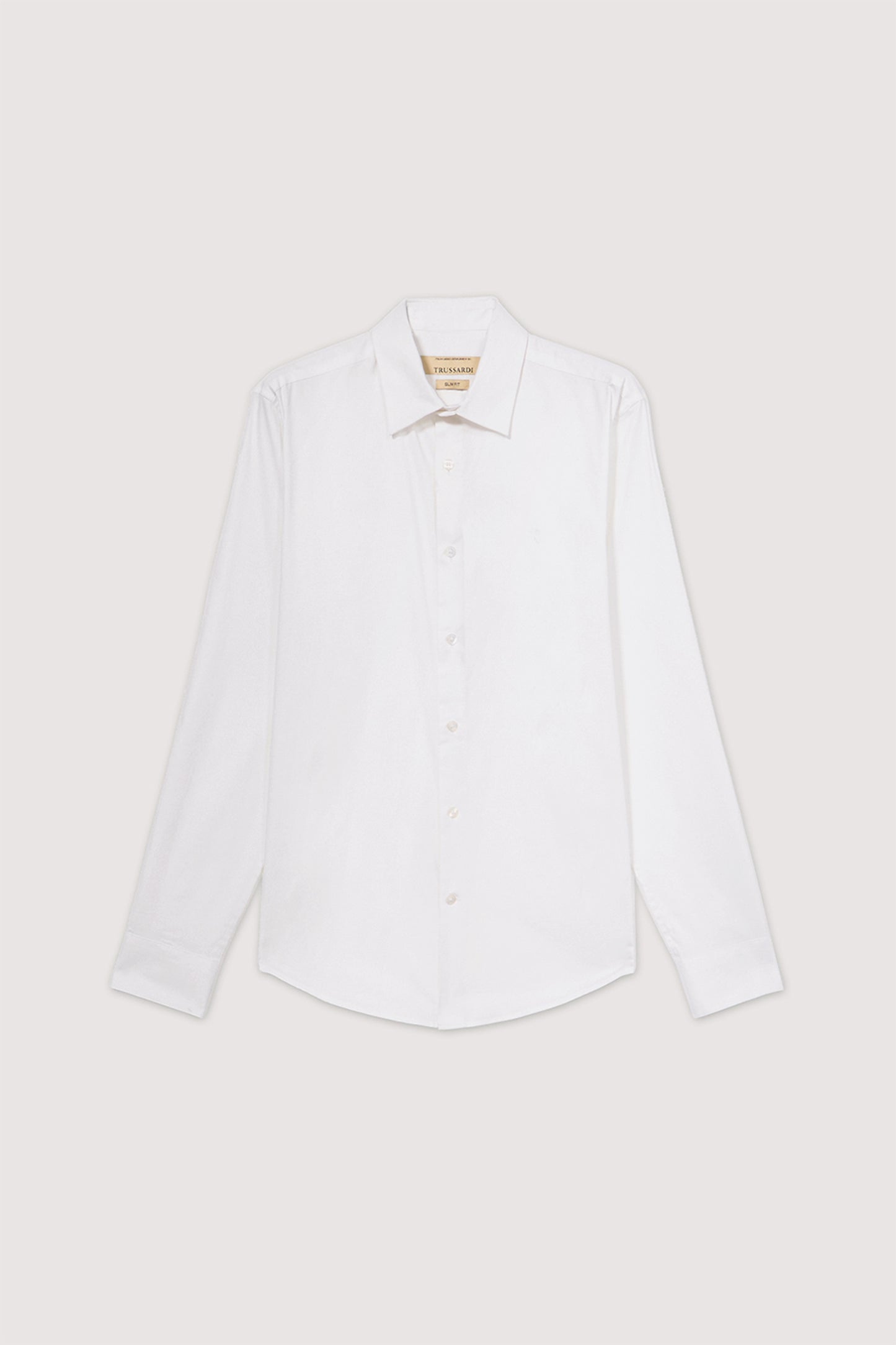 Camicia slim fit in cotone lavorato elasticizzato 5|4543cf63a40b3485797d24a8307d78093ad57a2c8f3528e3e3eb079fec716168