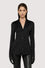 Slim-fit satin shirt with lapels