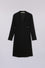 Wrap dress with buckles