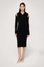 Abito in maglia incrociato in misto mohair 2