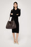 Abito in maglia incrociato in misto mohair 4
