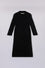 Crossover mohair-blend knit dress