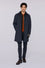Manteau car coat en tissu technique mat