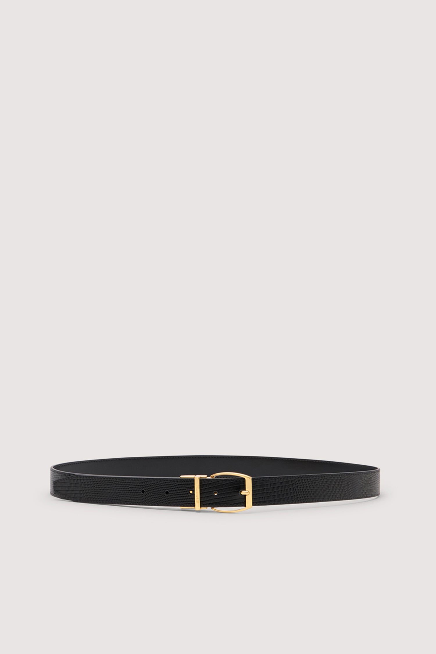 Reversible leather belt with print – Trussardi
