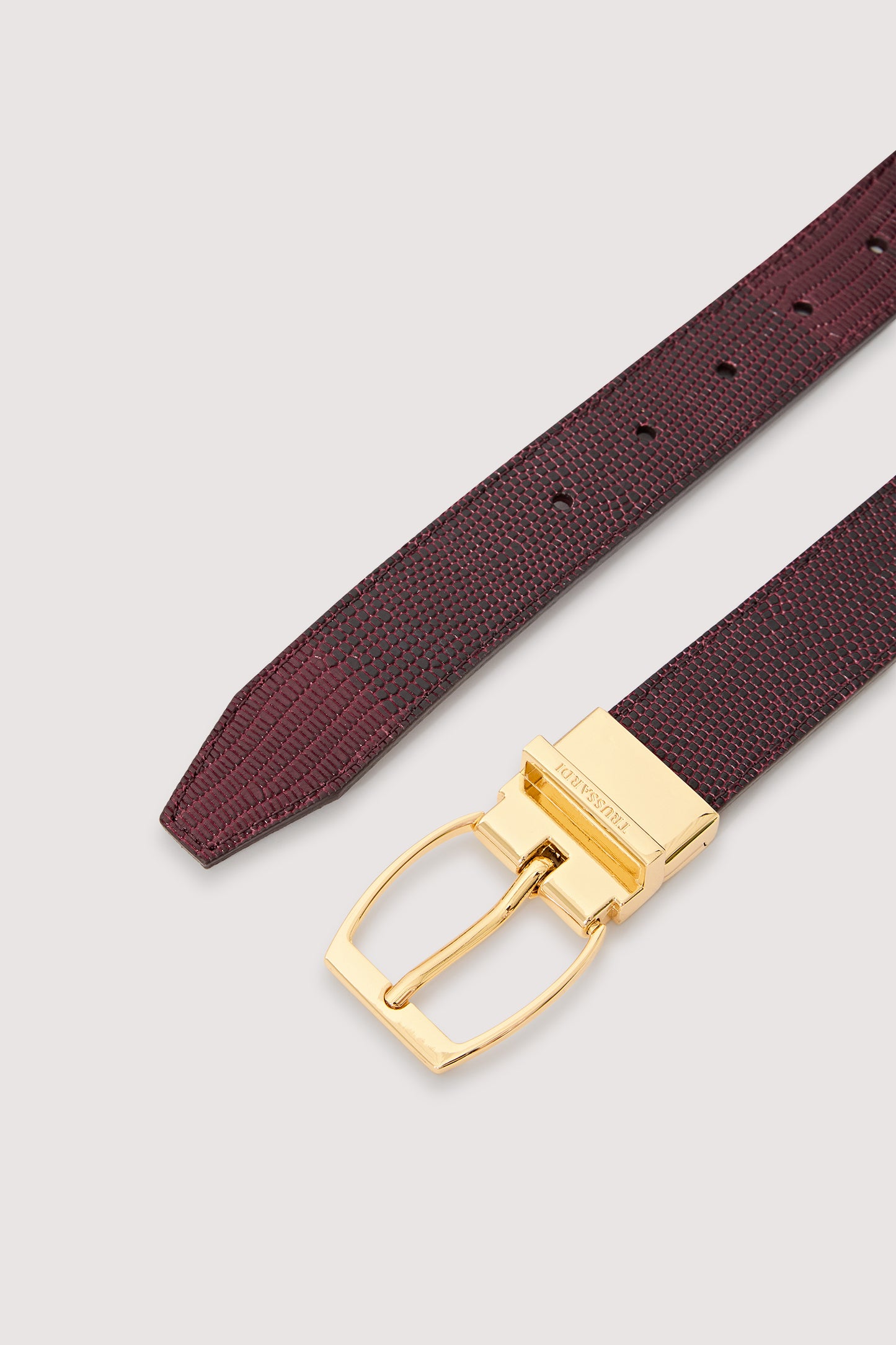 Cintura reversibile in pelle con stampa 4|5f6499dccc313b0b2bcab549de47799b75e51ea448cdd3f99f0193cbe72bdf57