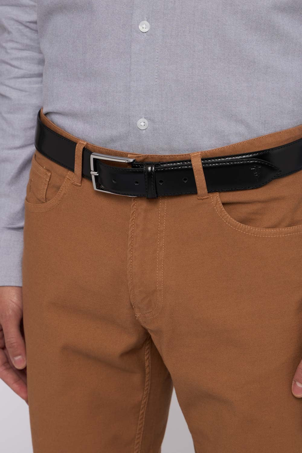 Cintura in vitello con fibbia esagonale 2|c461162615f4525b9863bdc0532bae59a8b5f0ff298f1712d44f592d2c3ae125