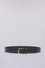 Essential grained leather belt
