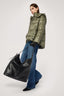Giacca imbottita in nylon lucido 4