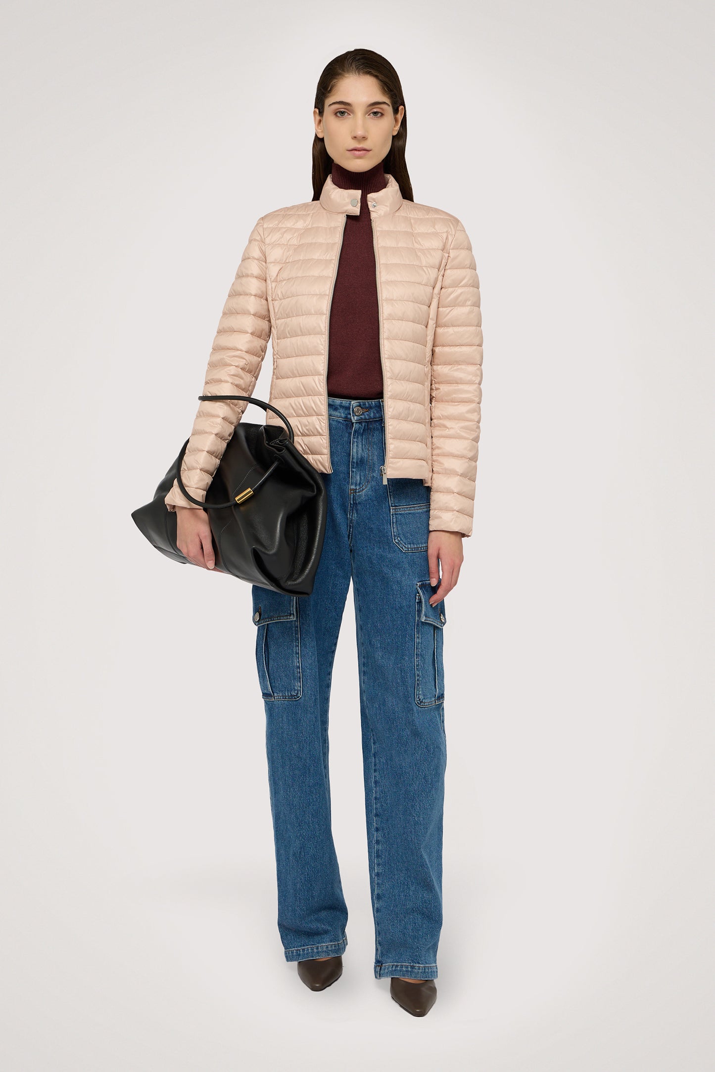 Giacca imbottita in nylon lucido 6|72145f1195843822e5a93f3a5589ec7afb0b3d345e89f1a82af4899569138397