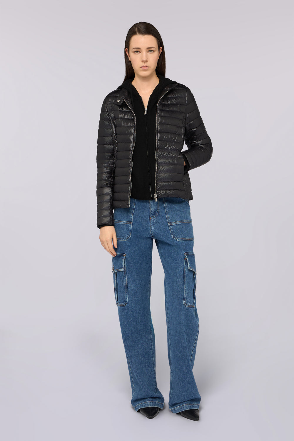 Giacca imbottita in nylon lucido 1|7a83fec88c032362fa4367eb868ba1c6e6a5fbd5aebf6a181623afff332f5ef3