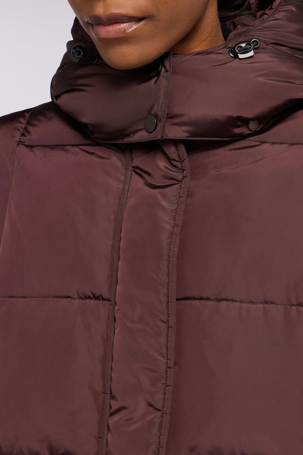 Caban imbottito con cappuccio in nylon 4|0fc3bd53629f5a57ad37ce67dd9fec5d19f837efd82c90f604b38b8fd82aff8e