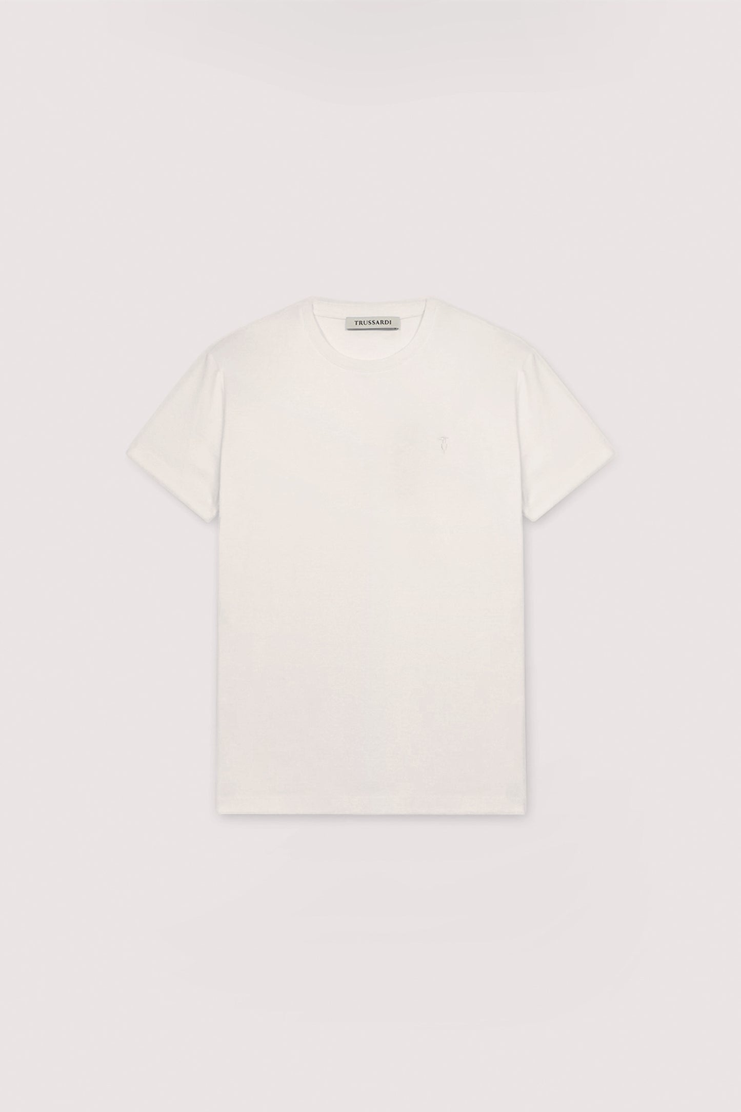 T-shirt slim fit in jersey stretch con ricamo