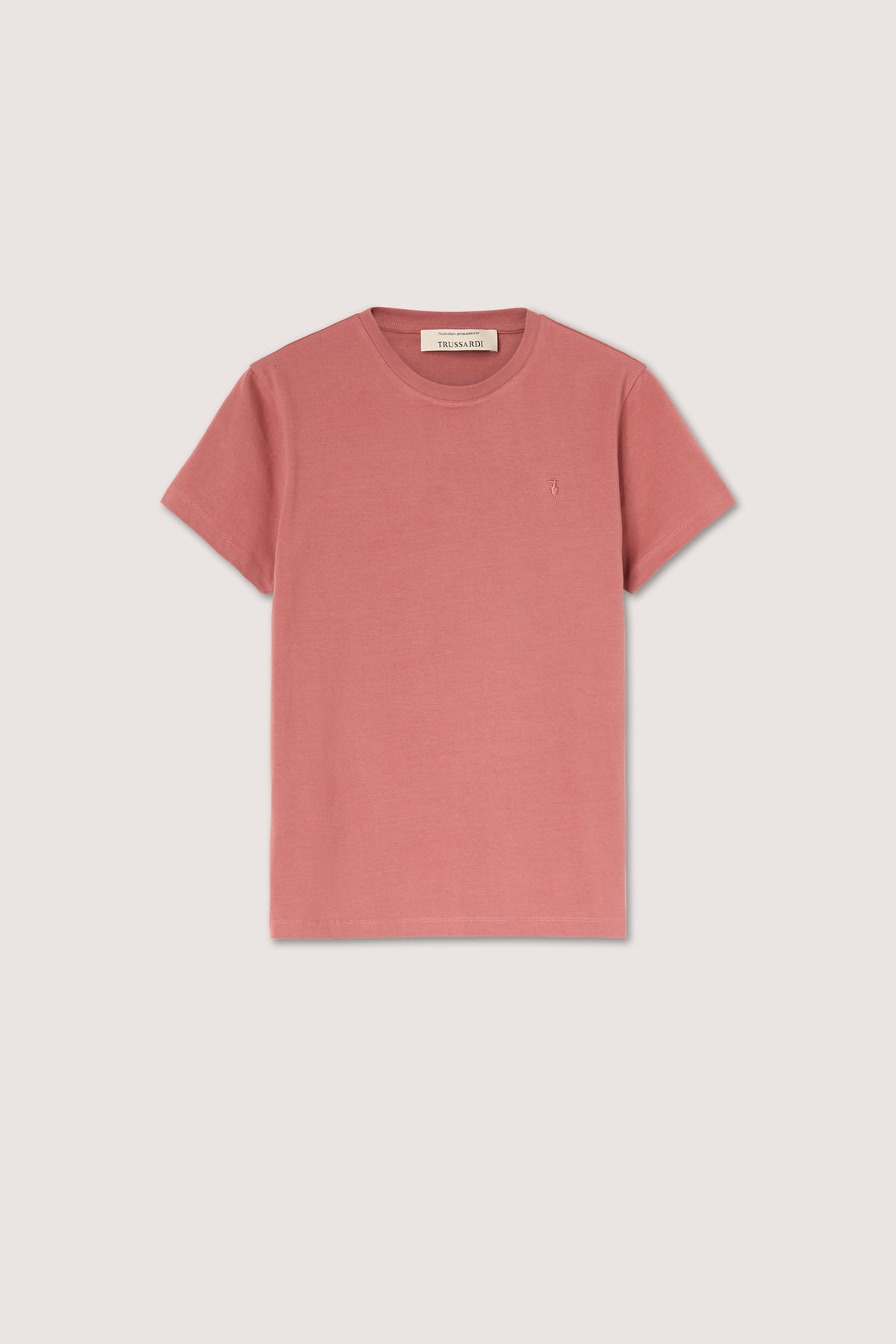T-shirt slim fit in jersey stretch con ricamo 5|e2a4062323b5fc636936bdda6afef2ea4154282c67e15649b076a363b095eb7a