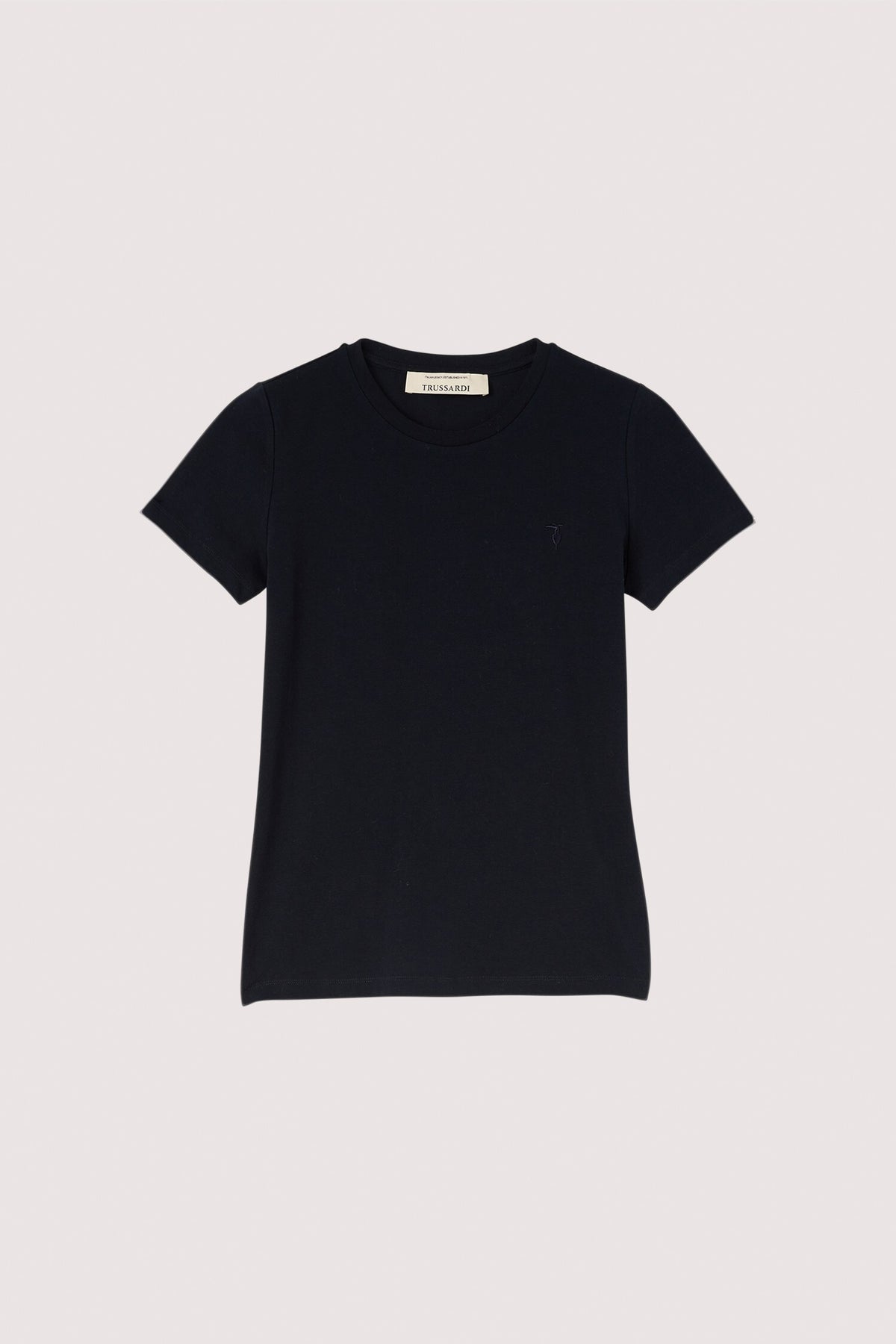 T-shirt slim fit con ricamo 5|3d116db11682e8a43cf1cf02ff06f22f591d52f9f27a5d7ca9373c57a8fb5fdb