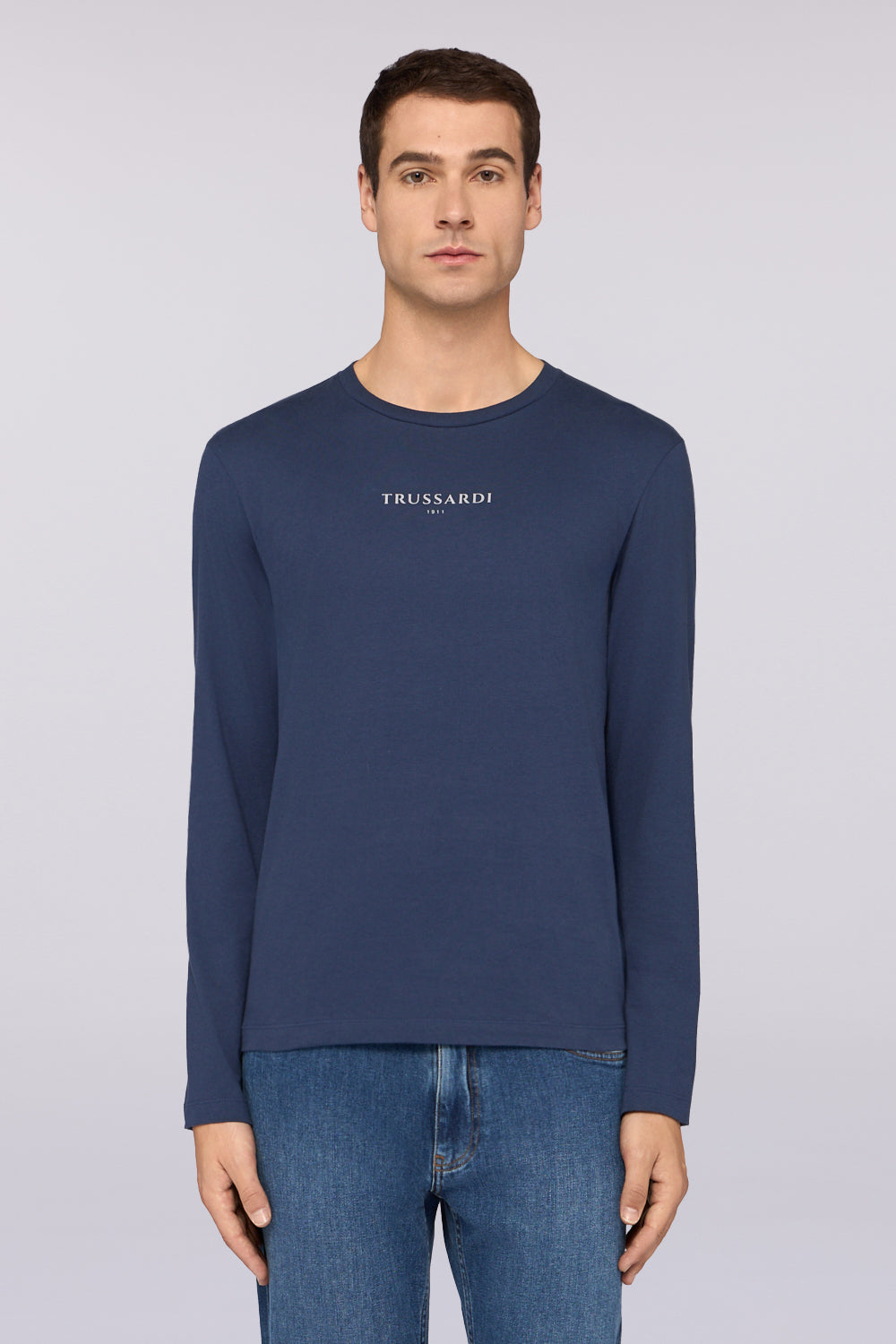 T-shirt regular fit a maniche lunghe con stampa 1|8a3967f24d5379bb16210115b5de983d9ff419cacf33c55c8443c1918f82c965