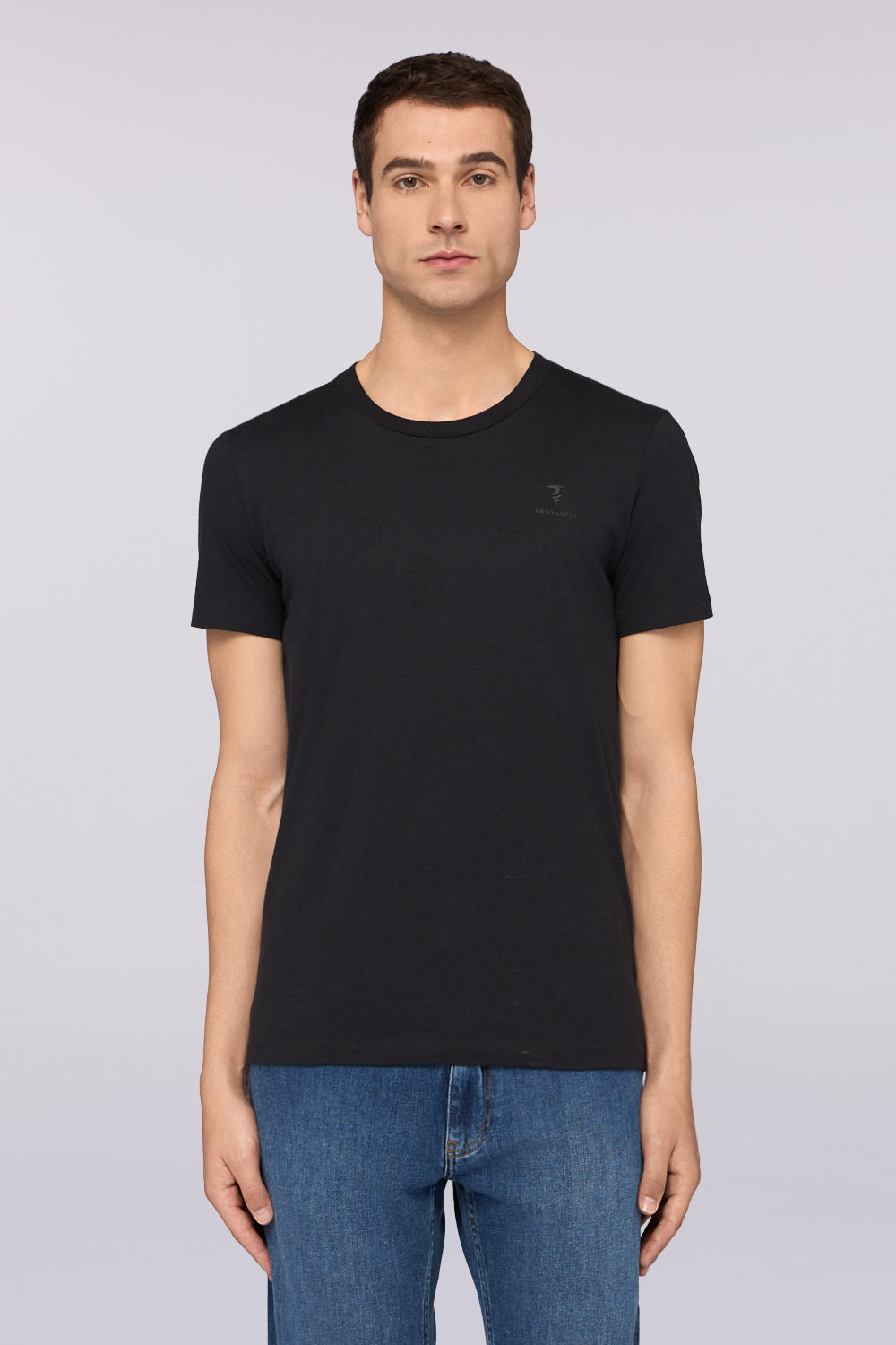 T-shirt regular fit in jersey di cotone 1|cebf15765bf23ca0c6ac4d243a6480e00714948cd81695bacb3a8056373aeb06