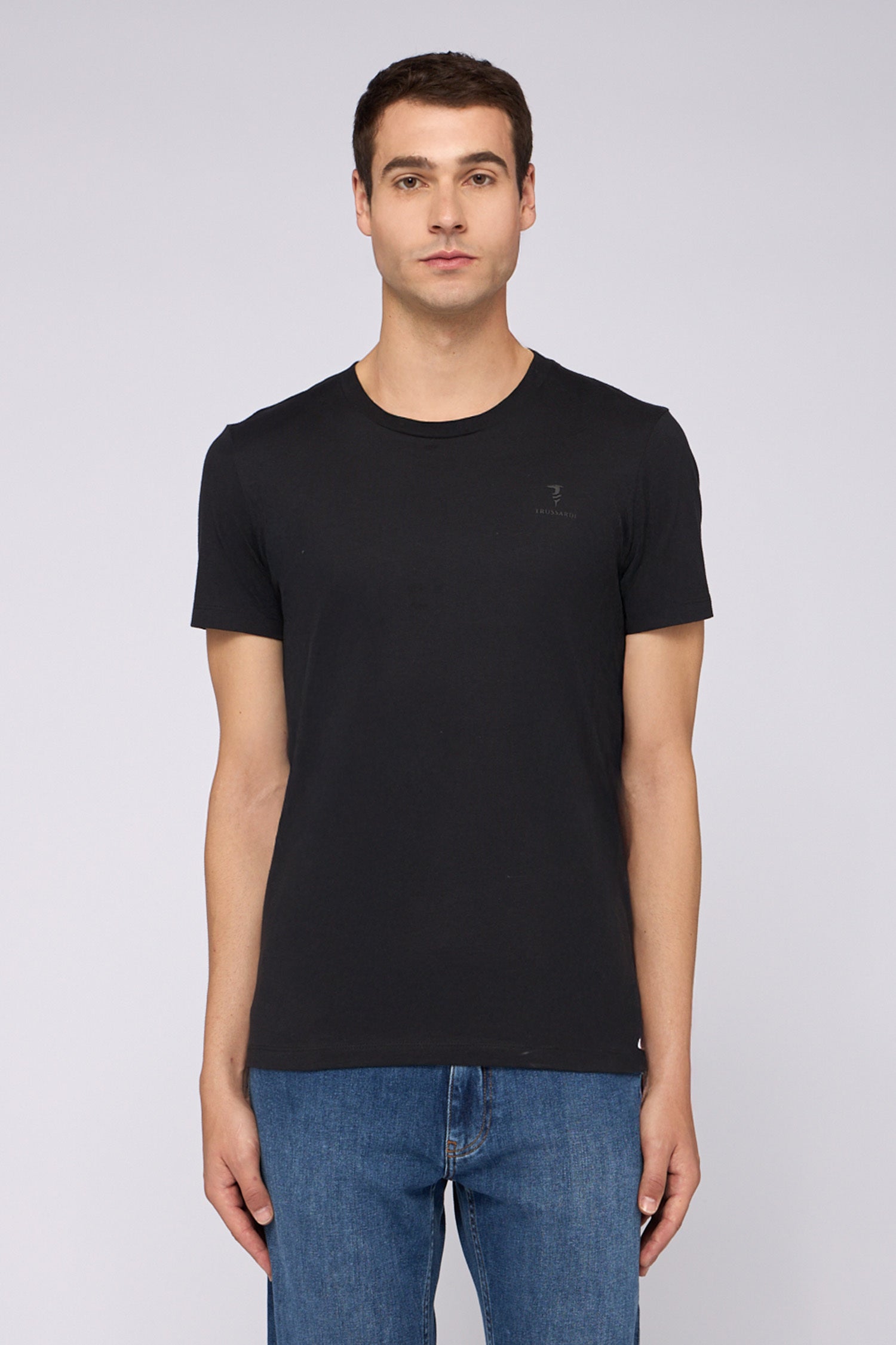 T-shirt regular fit in jersey di cotone 1|fc96f9e88d41b09a0a783c83e9d7a23c608959bc663304912a4330affafd886b