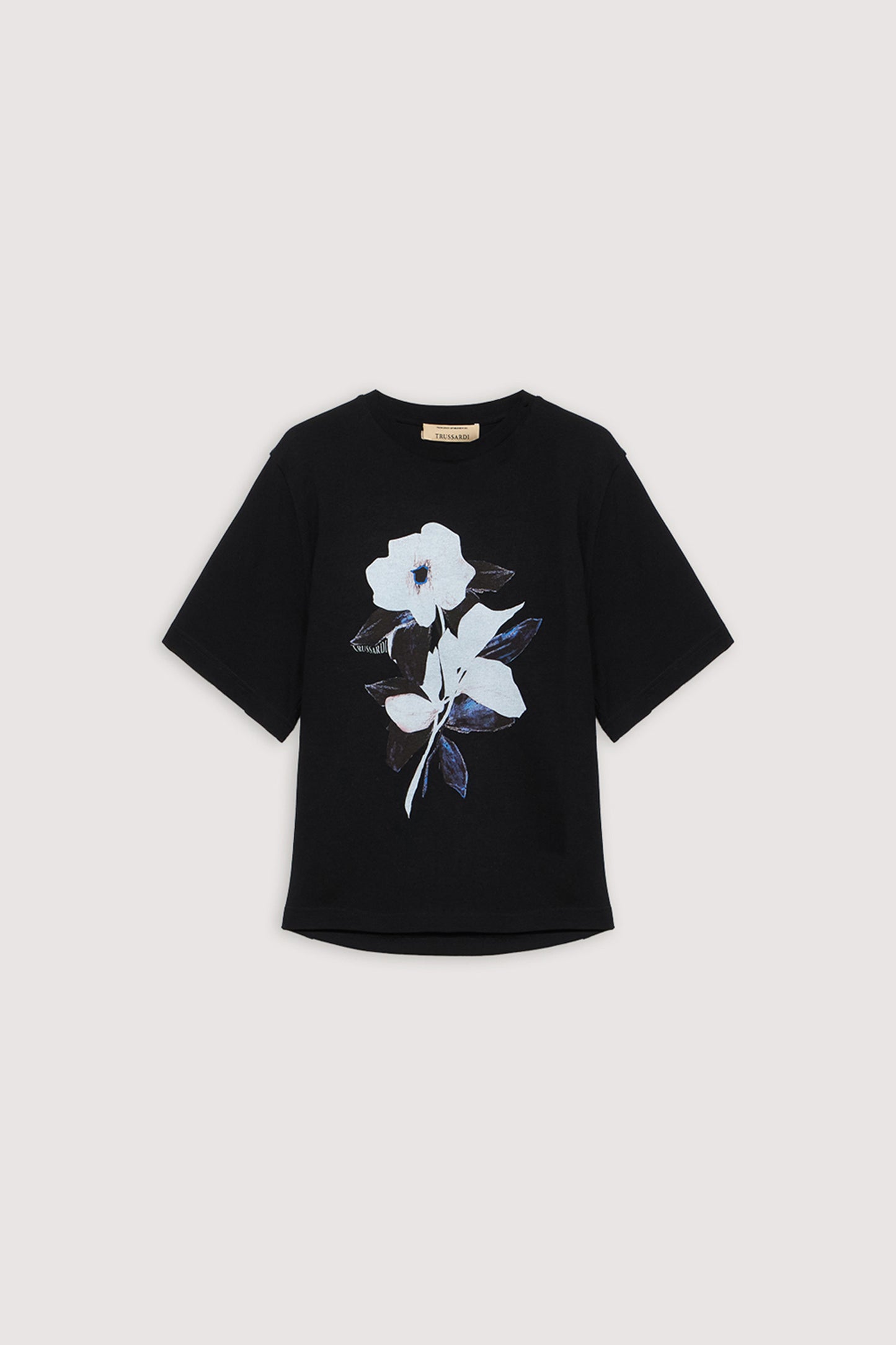 T-shirt boxy con spacchetto e stampa 5|1fd217e0b357e17168a1c6ff55b29d6bc36152ebdc4a776df264b167571d43c4