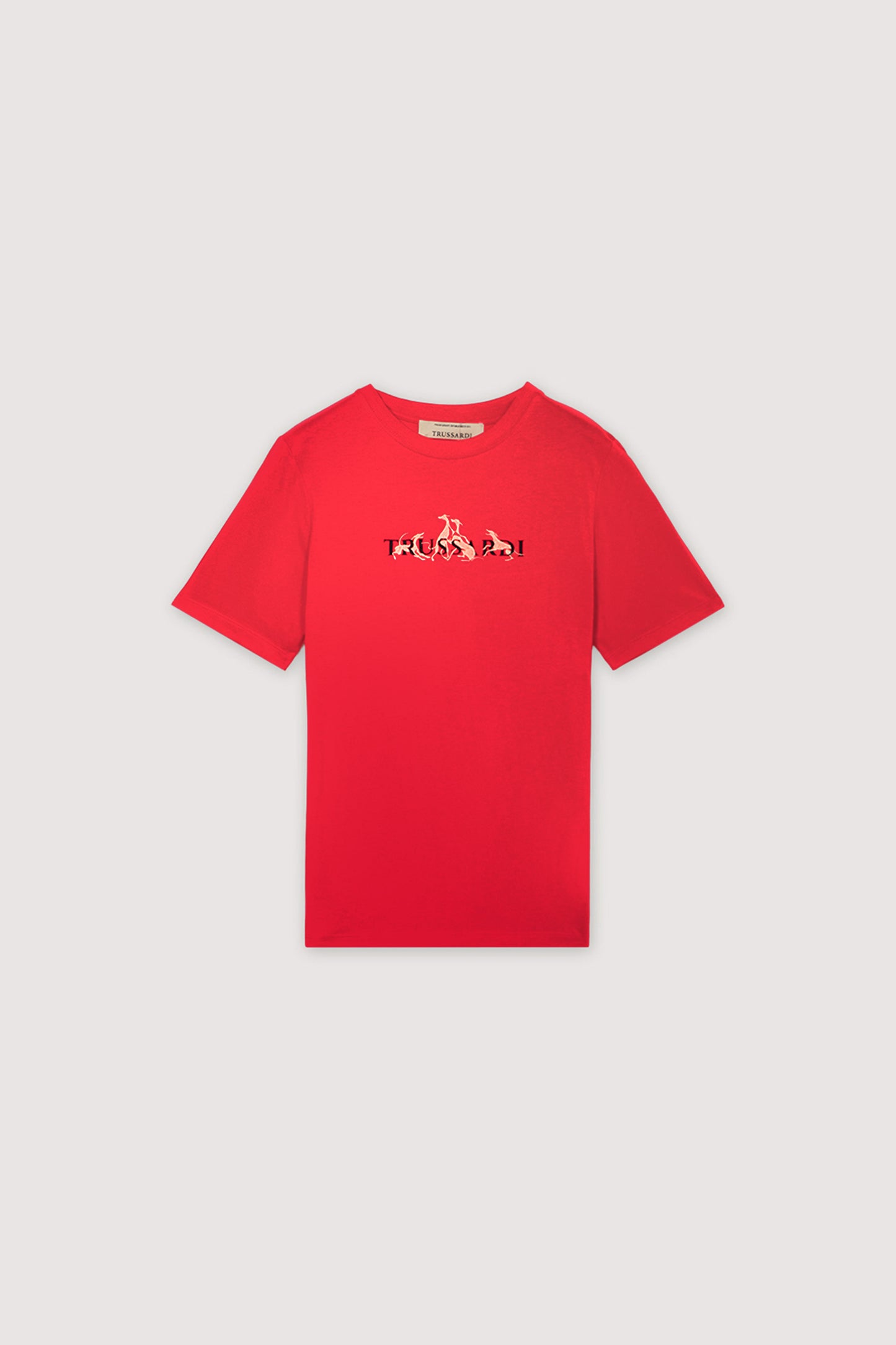 T-shirt regular fit con stampa e ricamo 7|6dffbdafe6fcfff5a2de8024a989c000f1504e5fbe6f16c656d9fceceed180a9