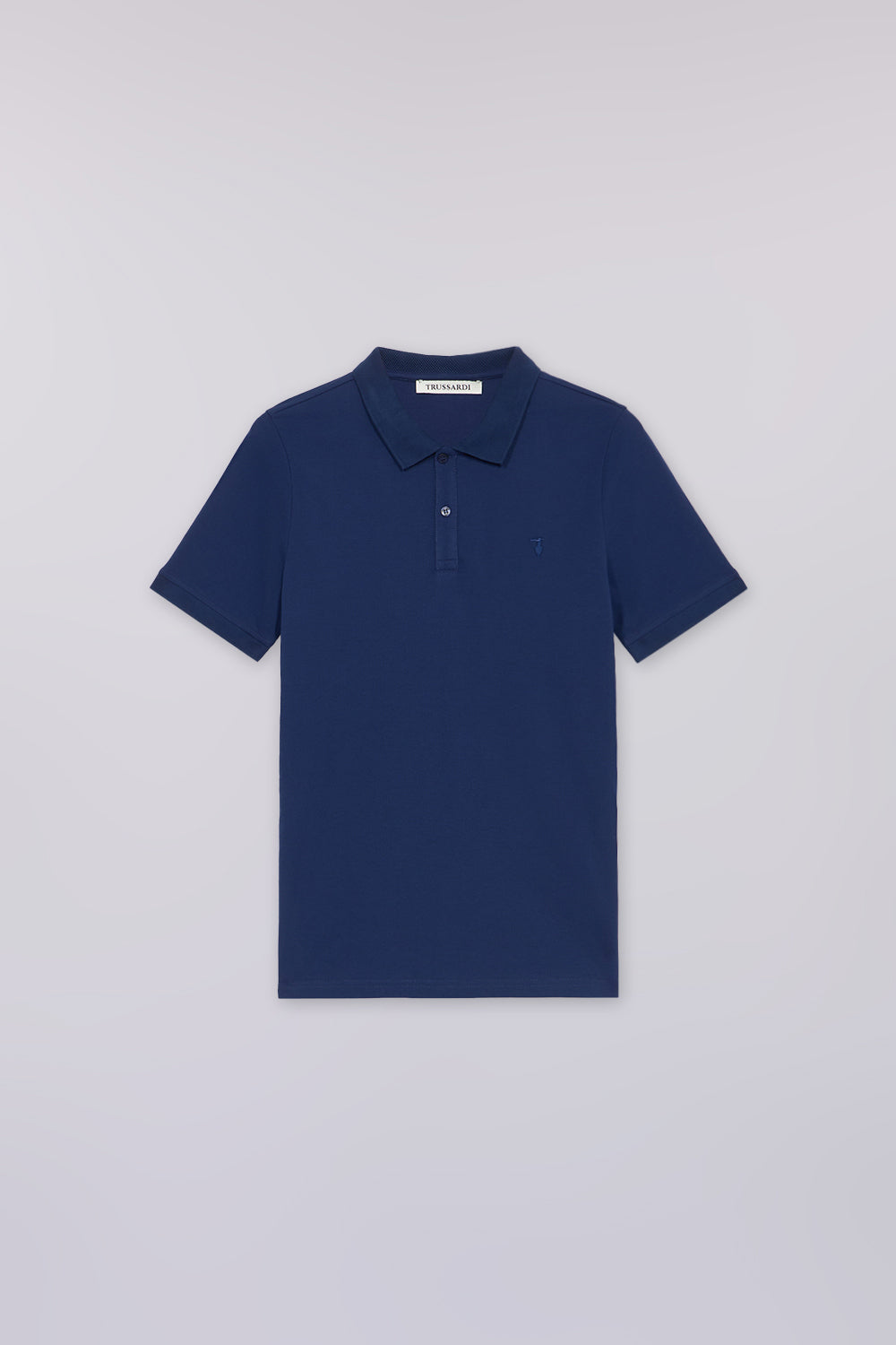 Polo slim fit in piquet stretch 1|919f246a4f8b77691991d752ce8a268f4c0ff63afed875eda63db541bd5864e5