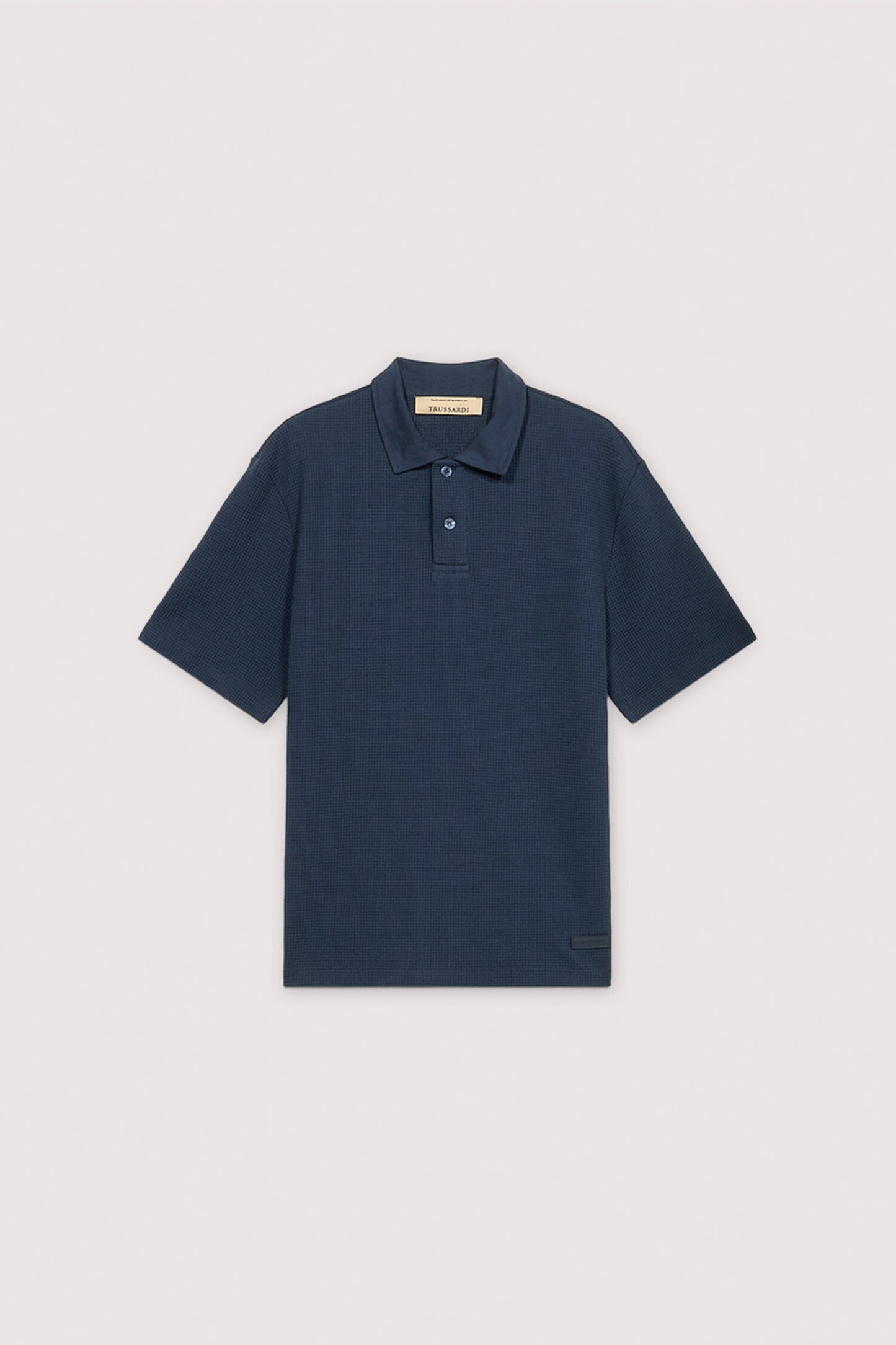 Polo in jersey effetto waffle 5|93d7a9162a98d12397a2e2e9e128db066d0361f06f33848f03a2bf75fb7f340c