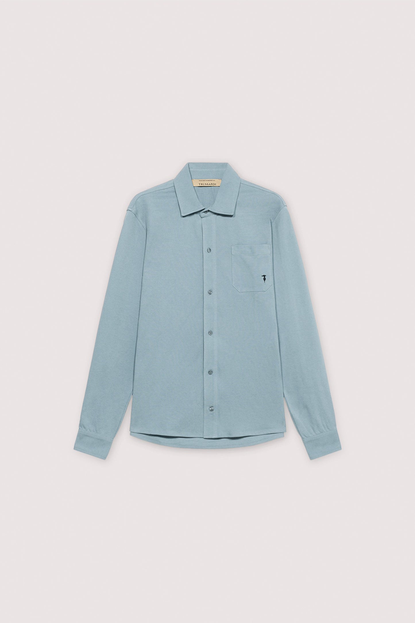 Camicia regular fit in piquet 5|6cd883b5d29e8bc5f9af1133d284ccc0ac50372a8d7e840551f2ba5f34f109e7