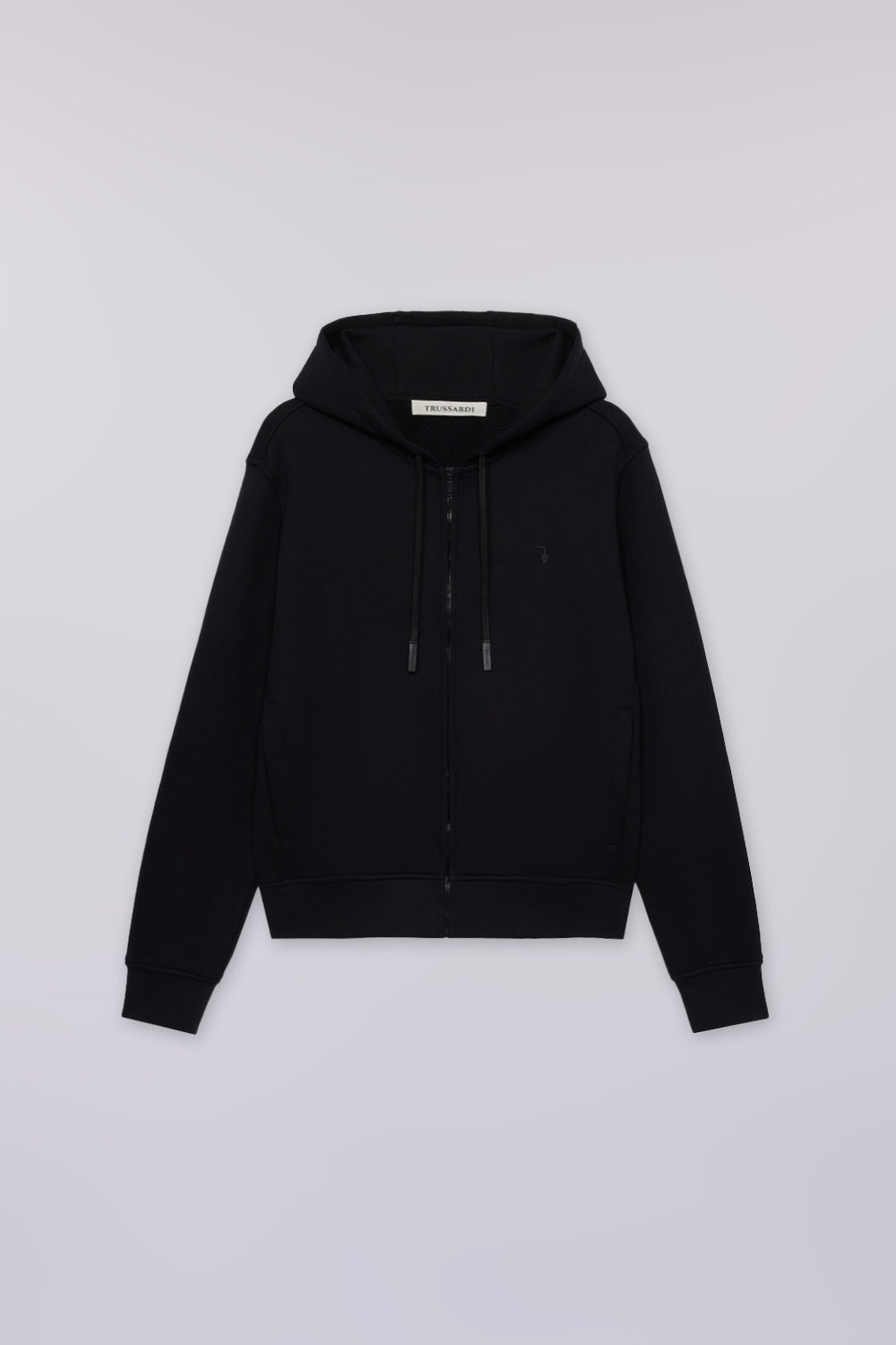 Felpa con zip e cappuccio in jersey 5|65c501d00d225601d95e429e5e83b8a7e029504a128872fb01097e5993ebf514