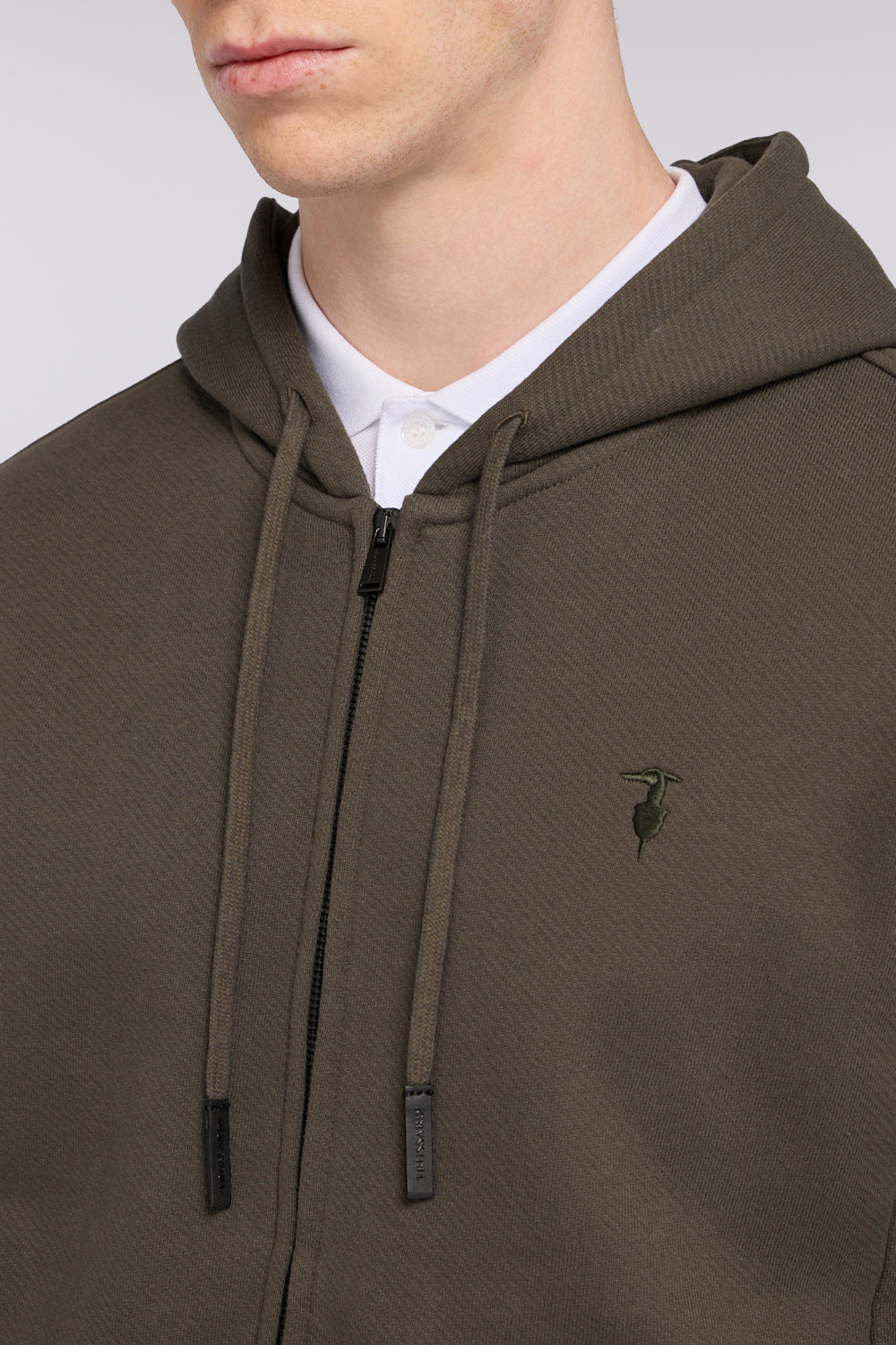 Felpa con zip e cappuccio in jersey 3|bb3873fa808bd93f88c4abae789f43761becb712116802c974385d882a92ae94