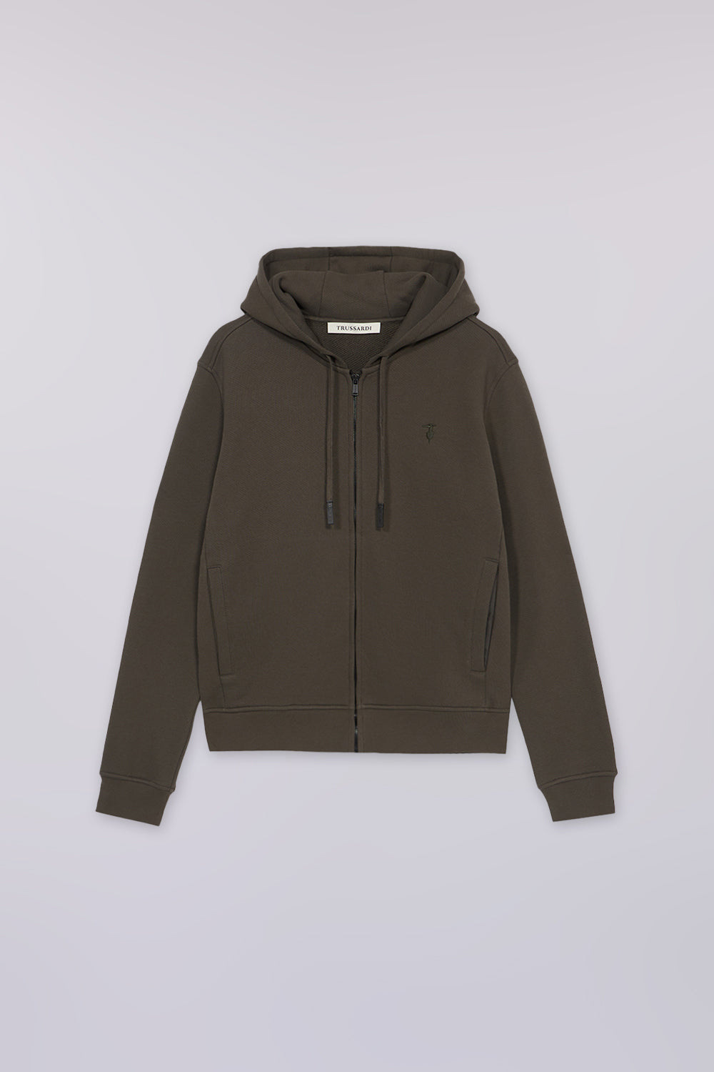 Felpa con zip e cappuccio in jersey 5|10547fae0da4ef45bf7e040f82fcf514173215f97ac7c6c39de1a8ab3d12f13f