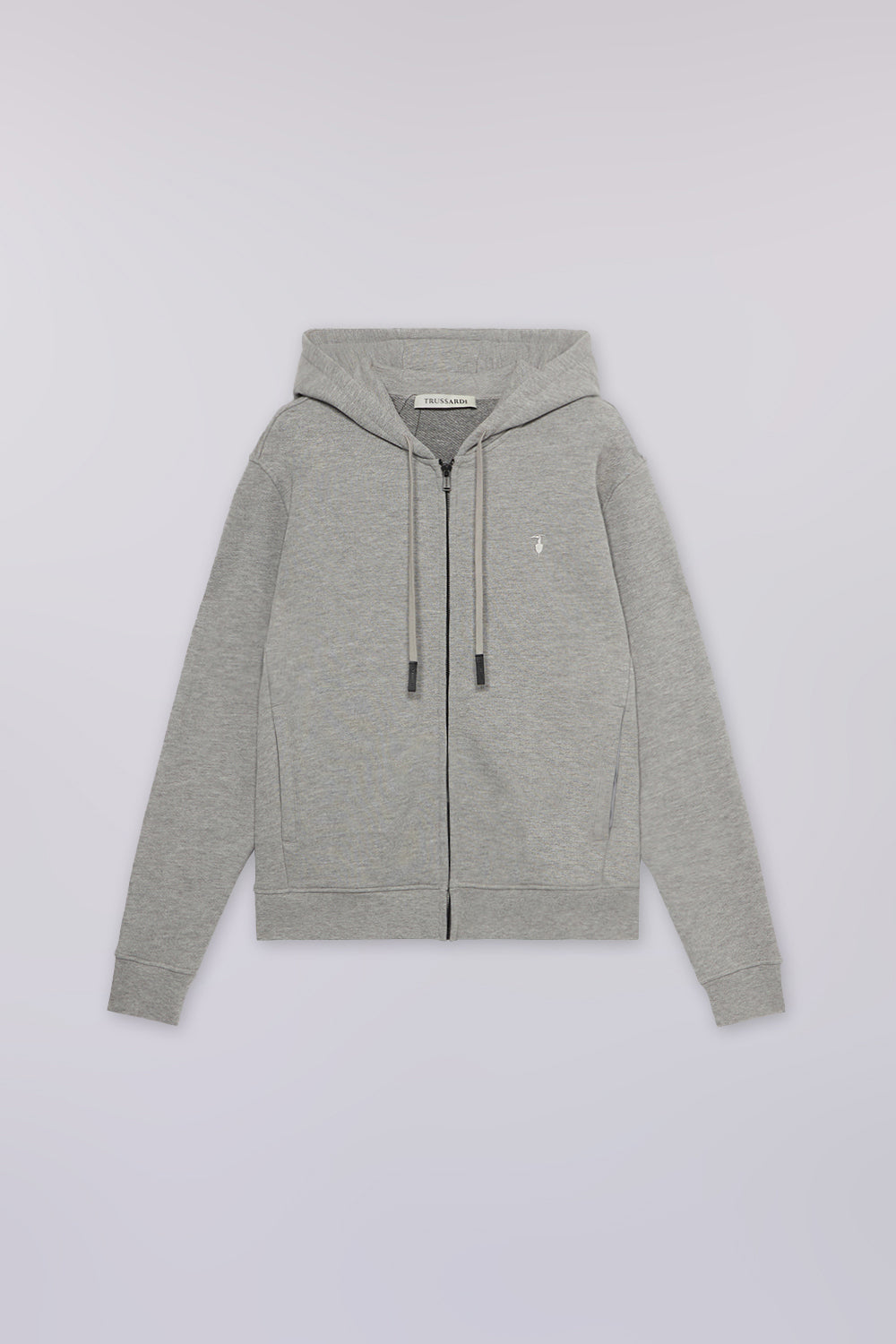 Felpa con zip e cappuccio in jersey 5|f8b3f63a4a70efd5e5c37964b62f0369b3b06b71c0d2cb3328ea736415db360e