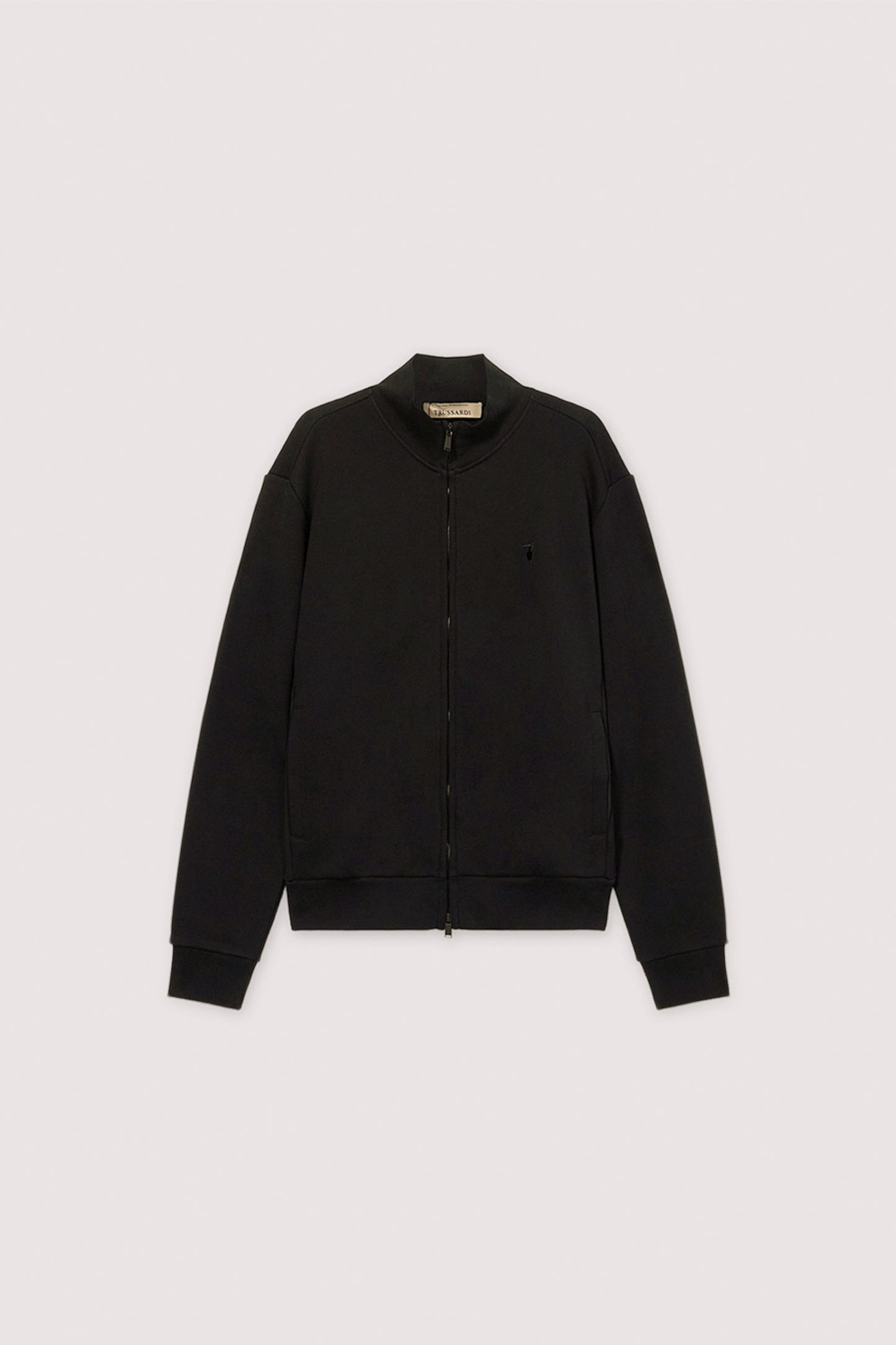 Felpa con zip in jersey diagonale con ricamo 5|e92993ed2a8c7f781dfcc5bdce3b9166a7ab3c5a7268e83a398bfa6dfbb14c9f