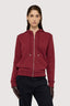 Felpa con zip e cappuccio in jersey fluido 1