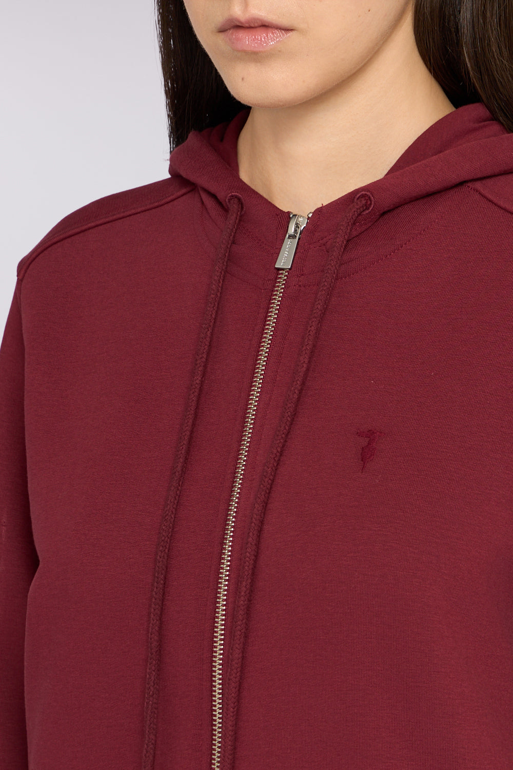 Felpa con zip e cappuccio in jersey fluido 3|b19609f4bd0ae0ab269ef7f28f183c39f4100d958370bbcf4962690b34fa5a3d